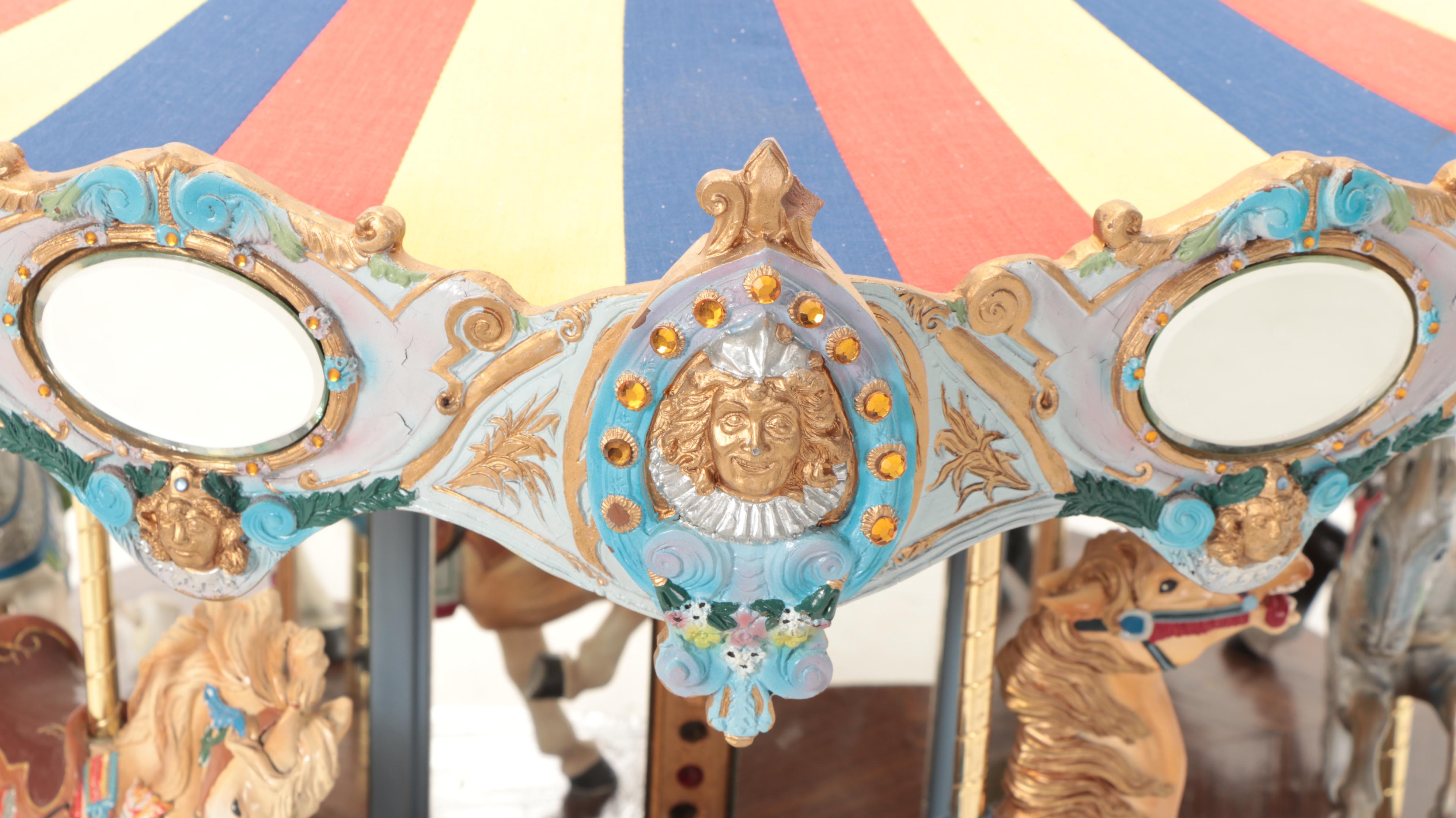 PJ's Carousel with Horse Figurines by Michelle Phelps