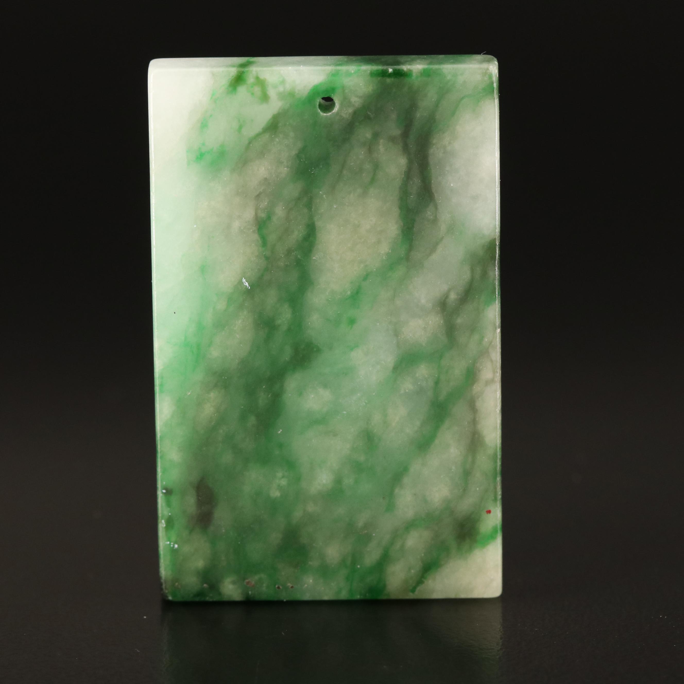 Loose Jadeite Rectangular Tablet