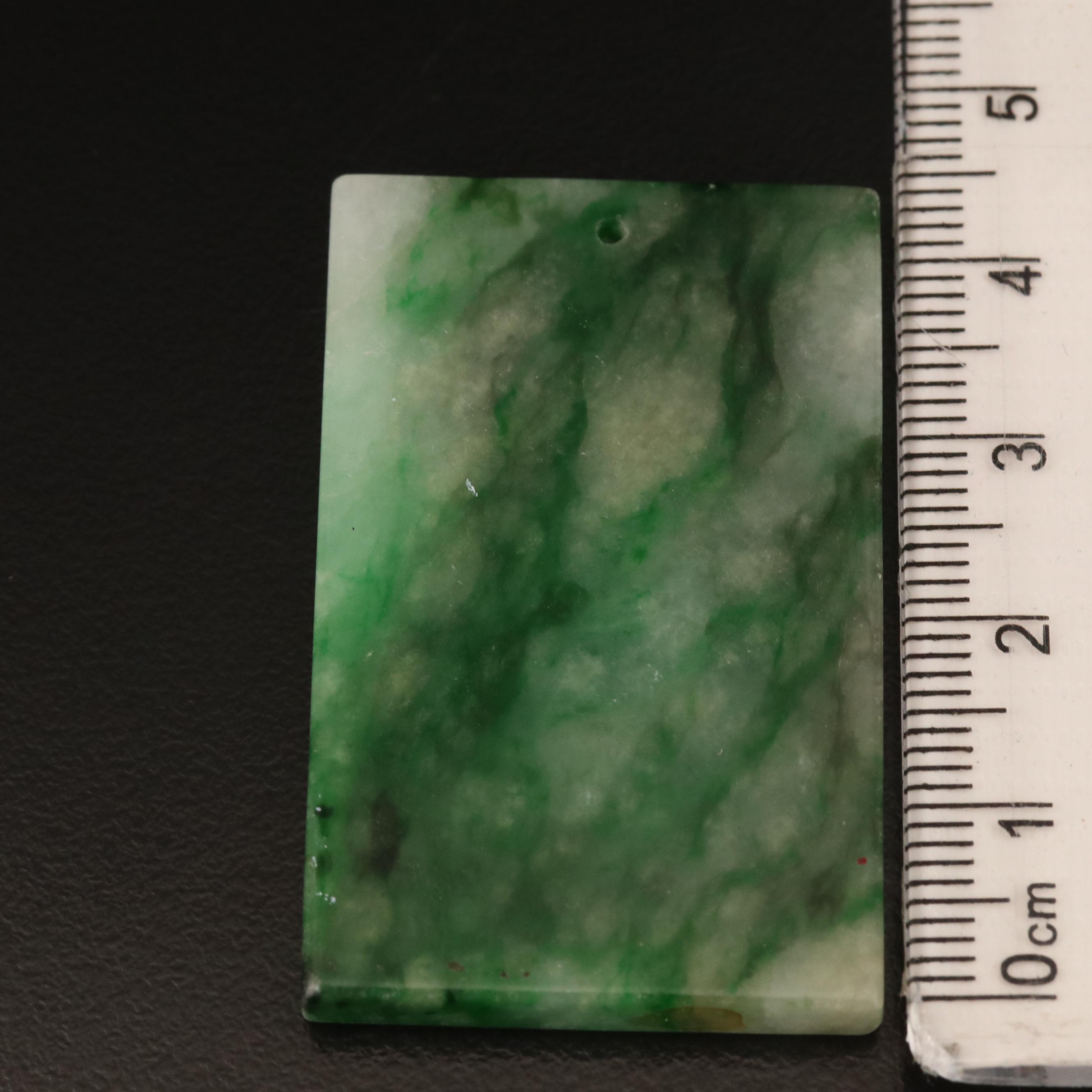 Loose Jadeite Rectangular Tablet