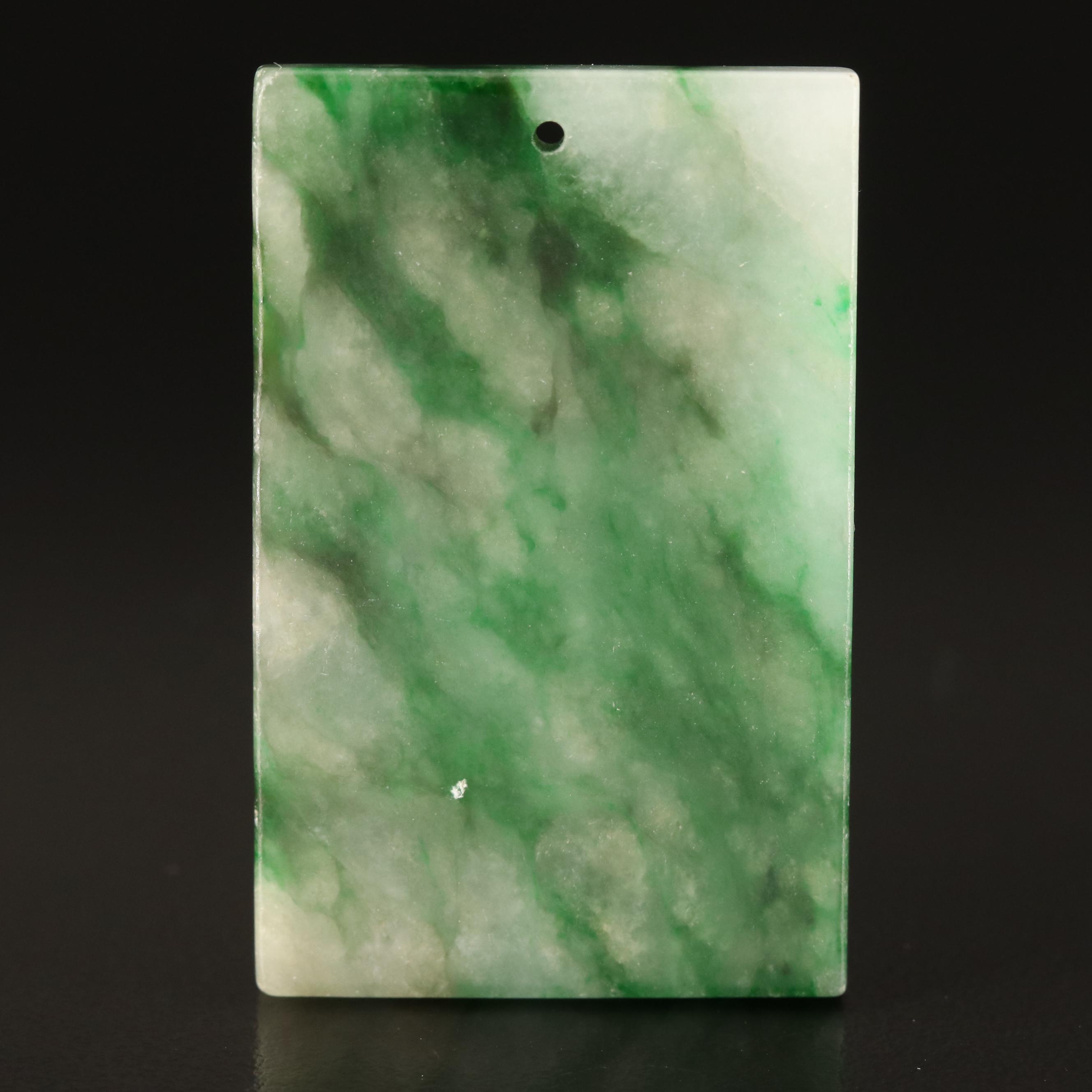 Loose Jadeite Rectangular Tablet