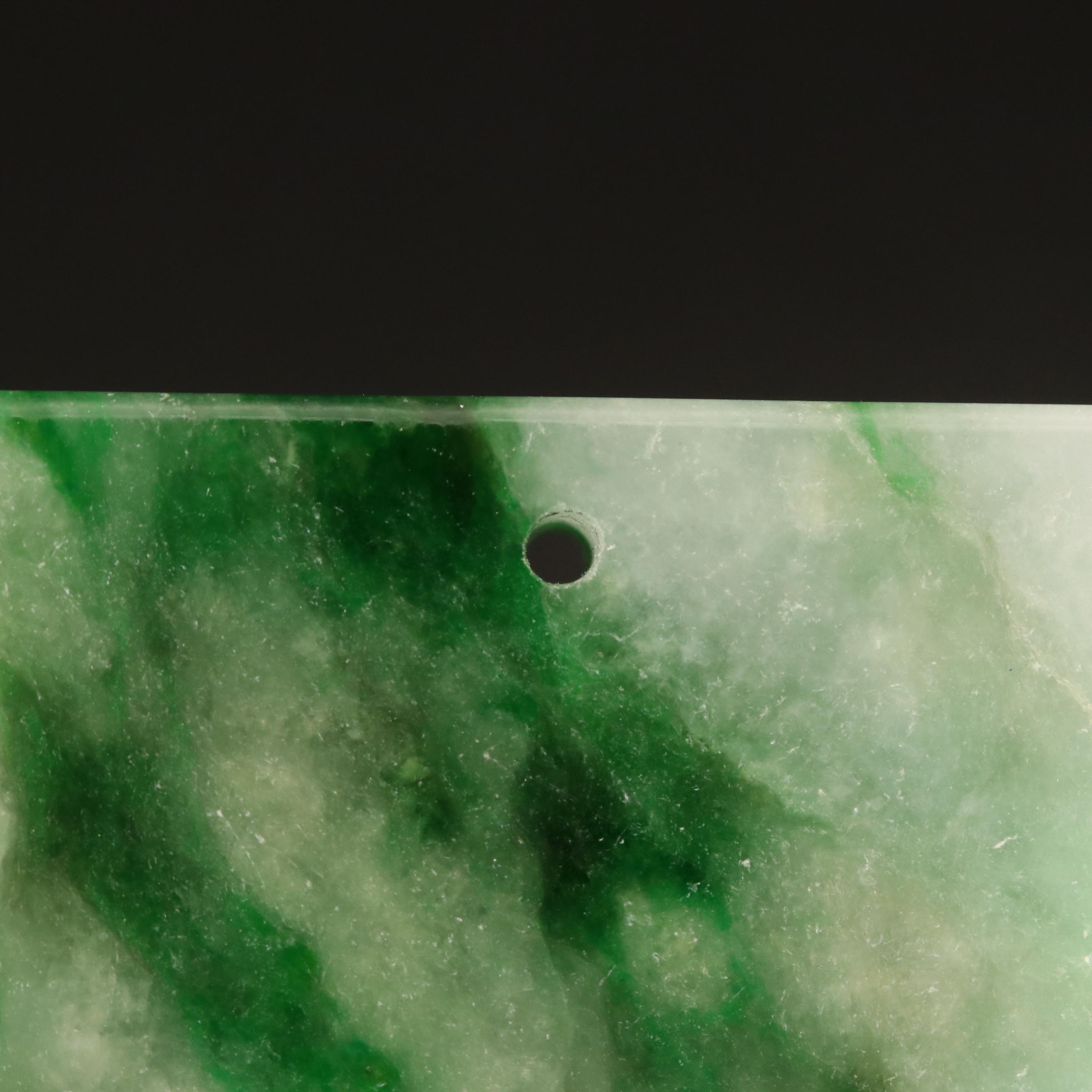 Loose Jadeite Rectangular Tablet