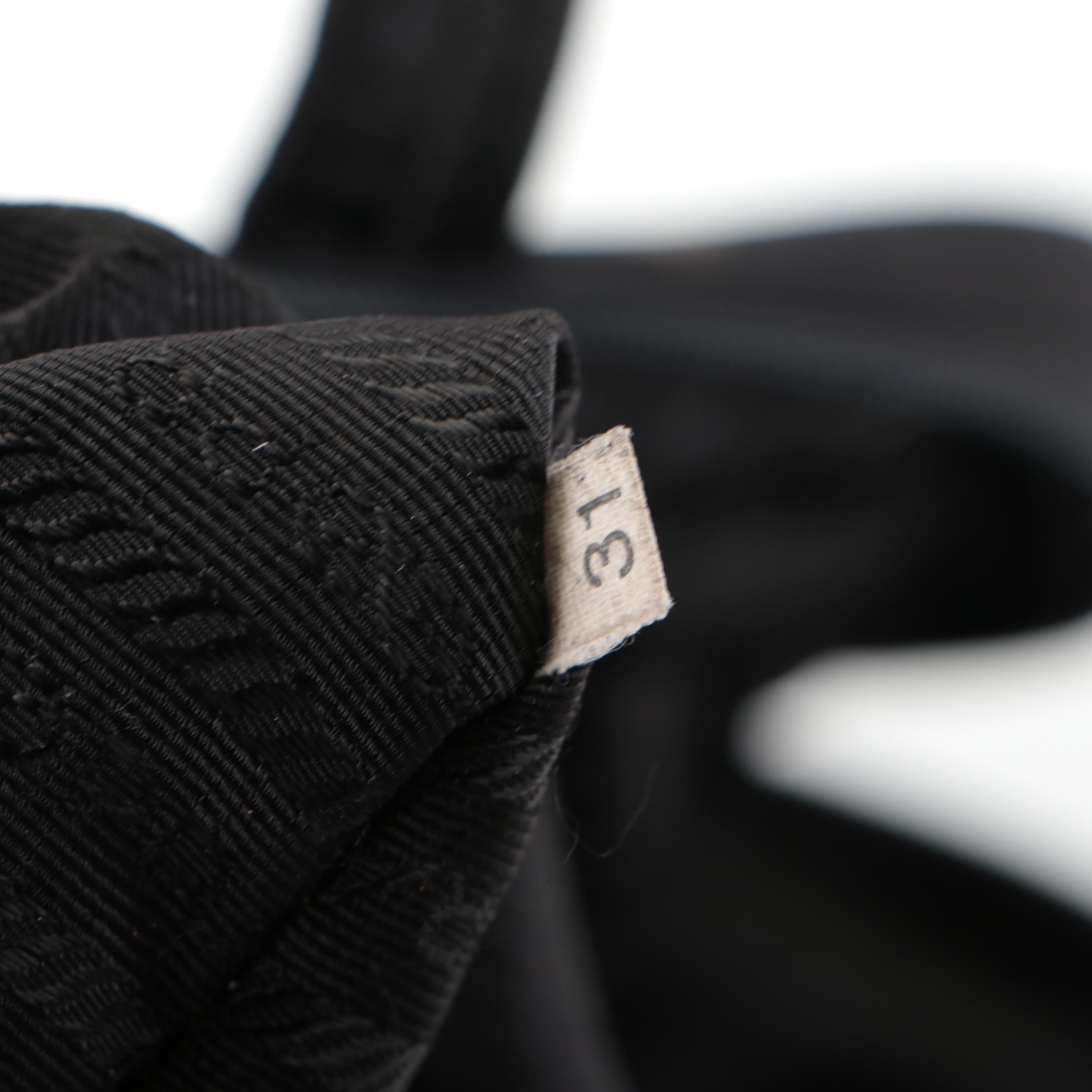 Prada Zip-Around Laptop Bag in Black Tessuto Nylon and Leather