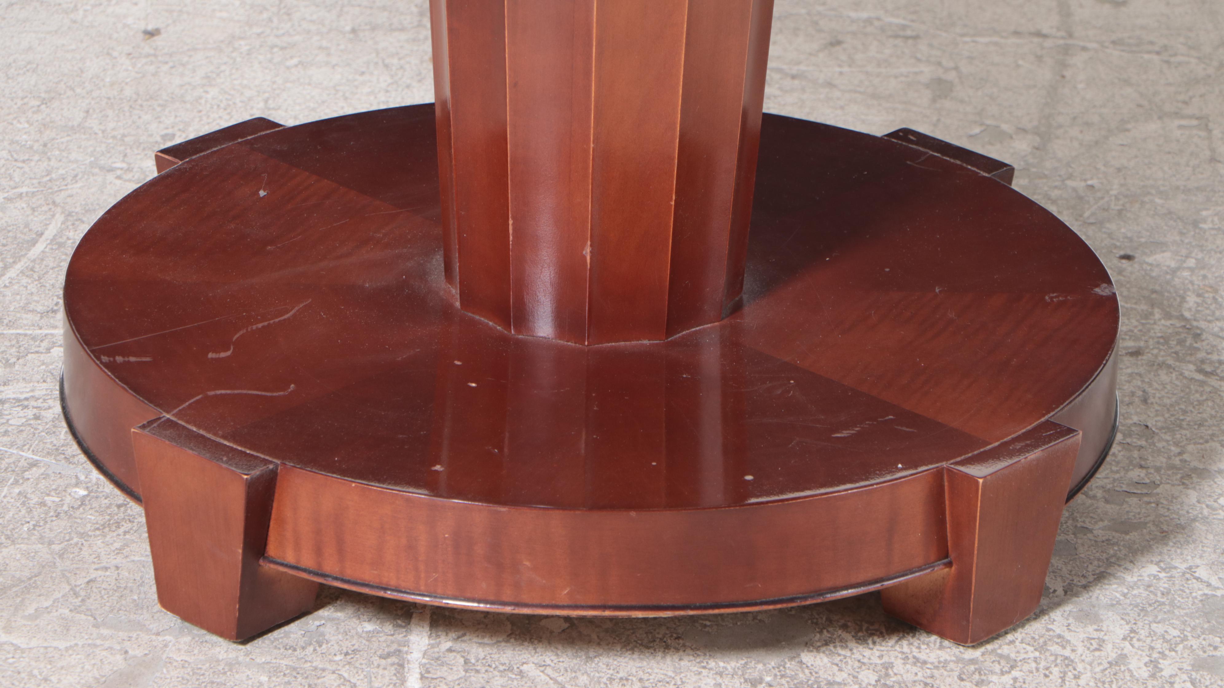 Baker Empire Style Pedestal Dining Table