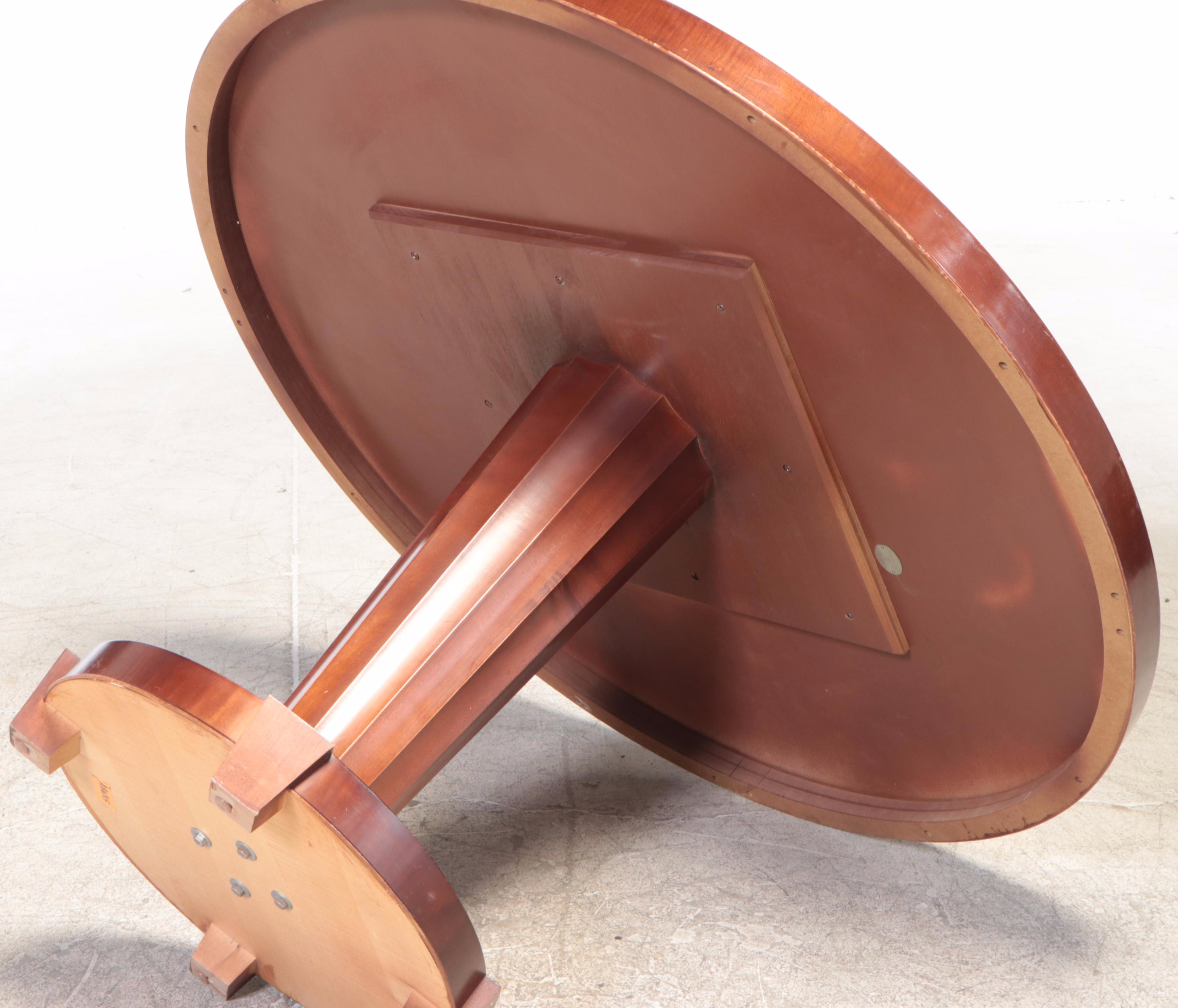 Baker Empire Style Pedestal Dining Table