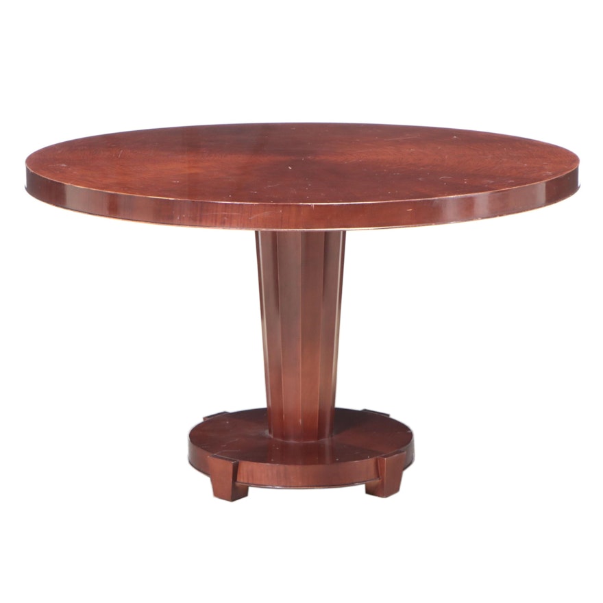 Baker Empire Style Pedestal Dining Table