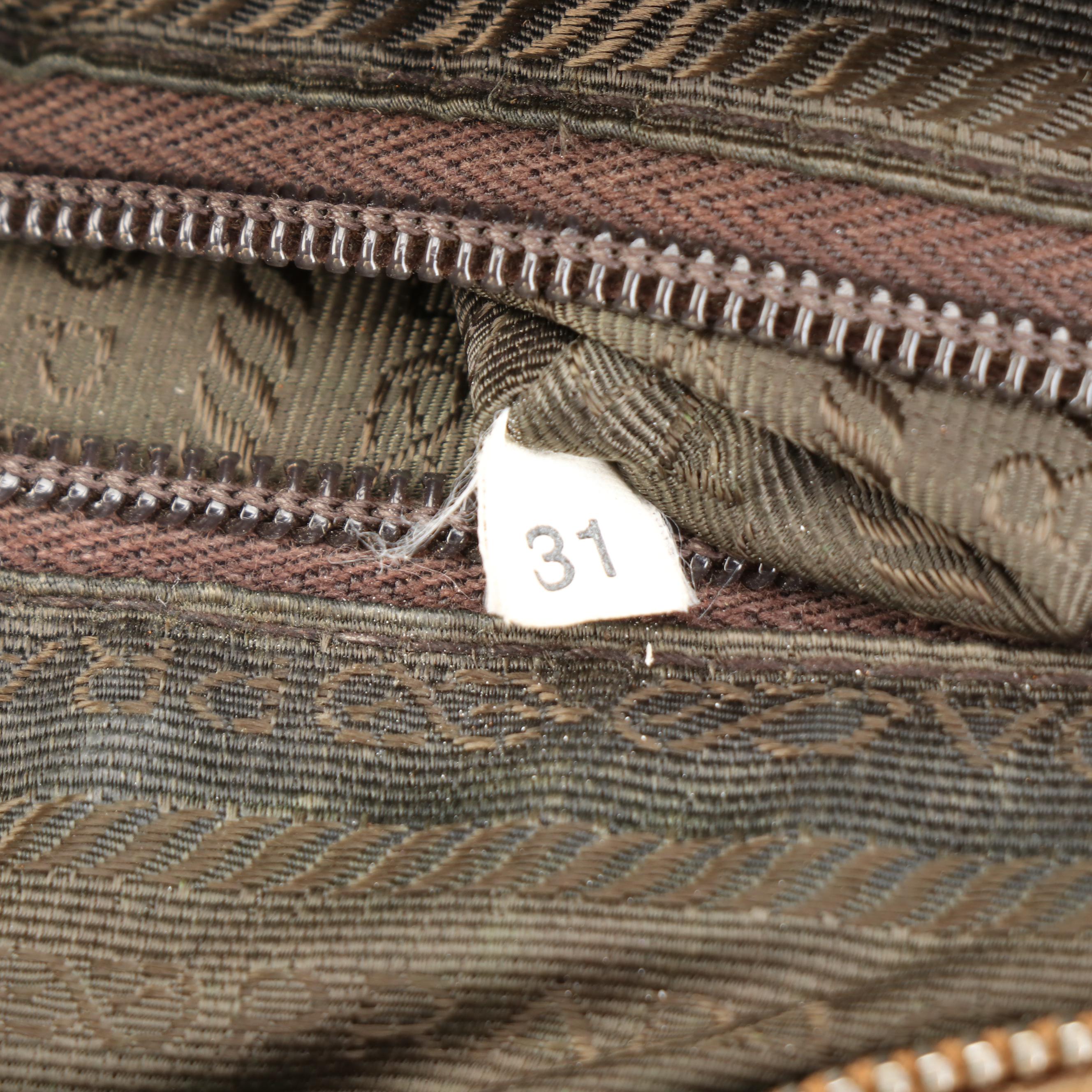 Prada Bowling Bag in Smooth and Perforated Leather