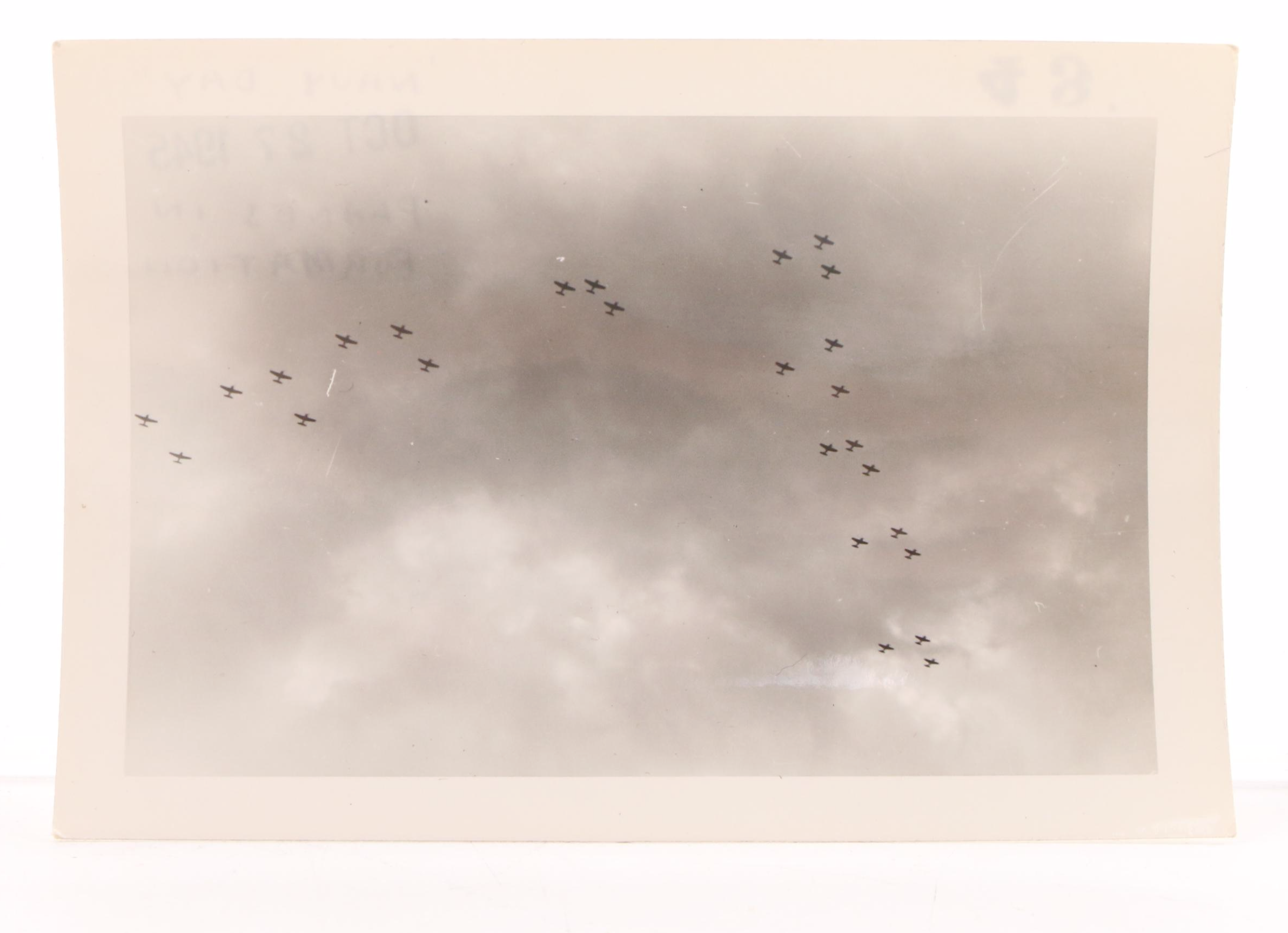 1940s Photographs Including "Navy Day 1945" with President Truman, Battleships