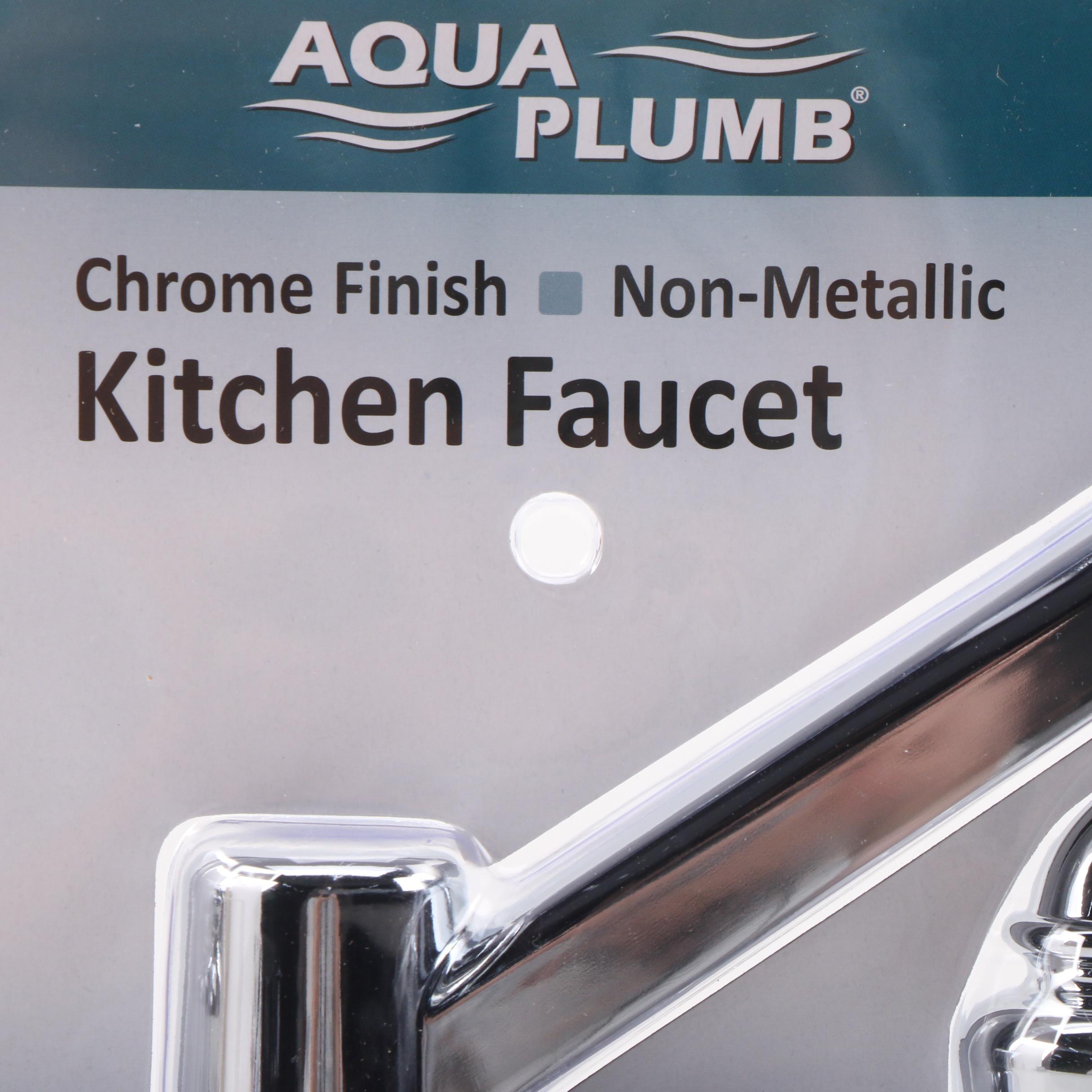 Aqua Plumb Chrome Finished Kitchen Faucets and Massage Showerheads