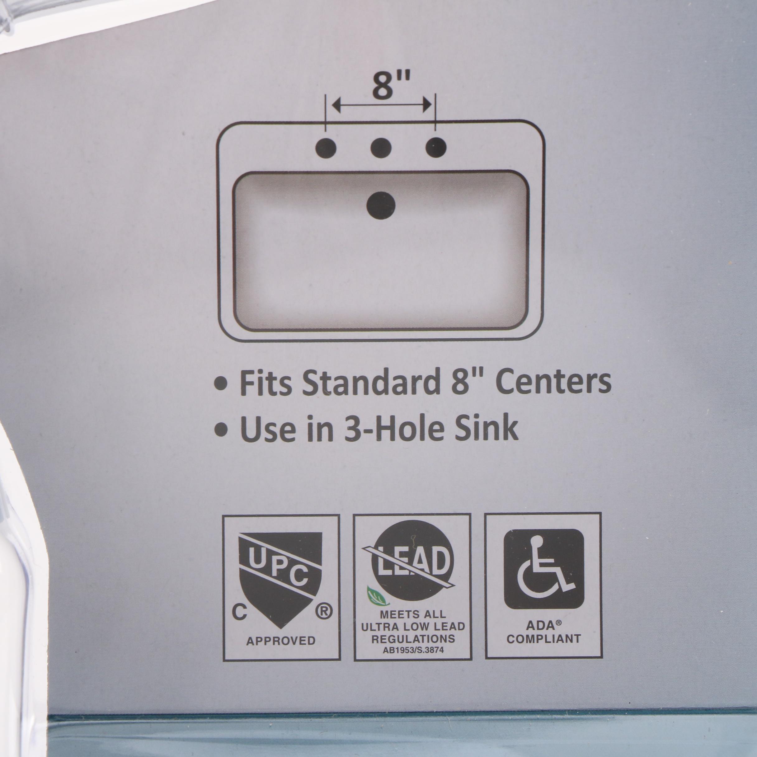 Aqua Plumb Chrome Finished Kitchen Faucets and Massage Showerheads