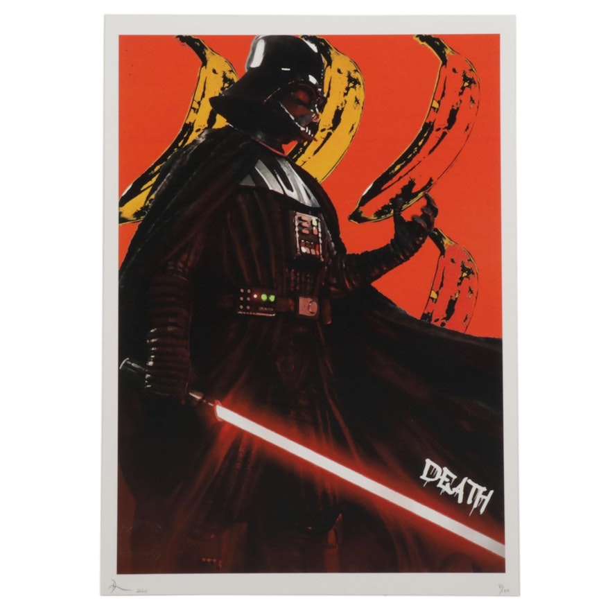 Death NYC Pop Art Graphic Print Featuring Darth Vader, 2020