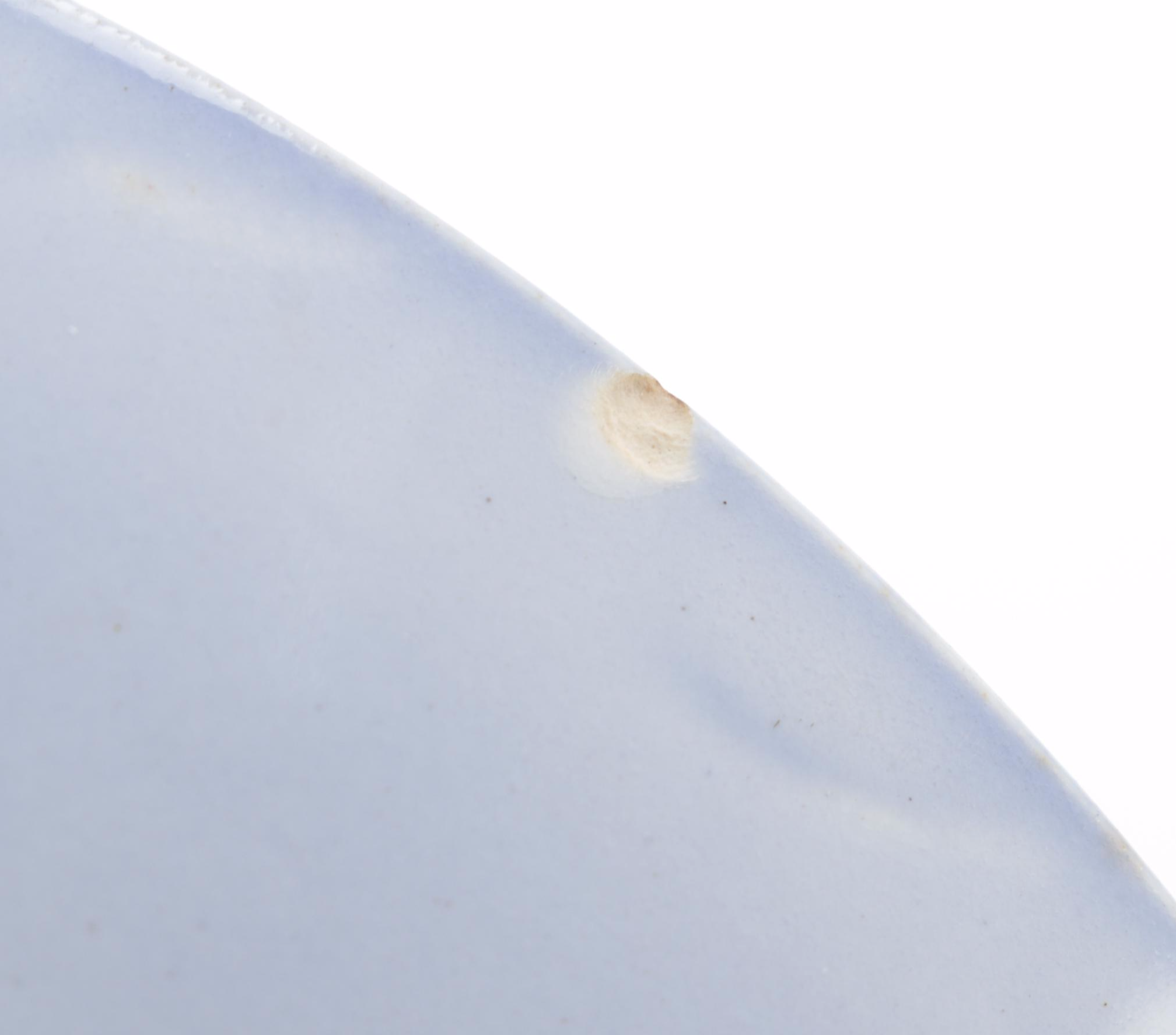 Johnson Bros "Mongolia" Flow Blue Porcelain Salad Plates, Late 19th C.