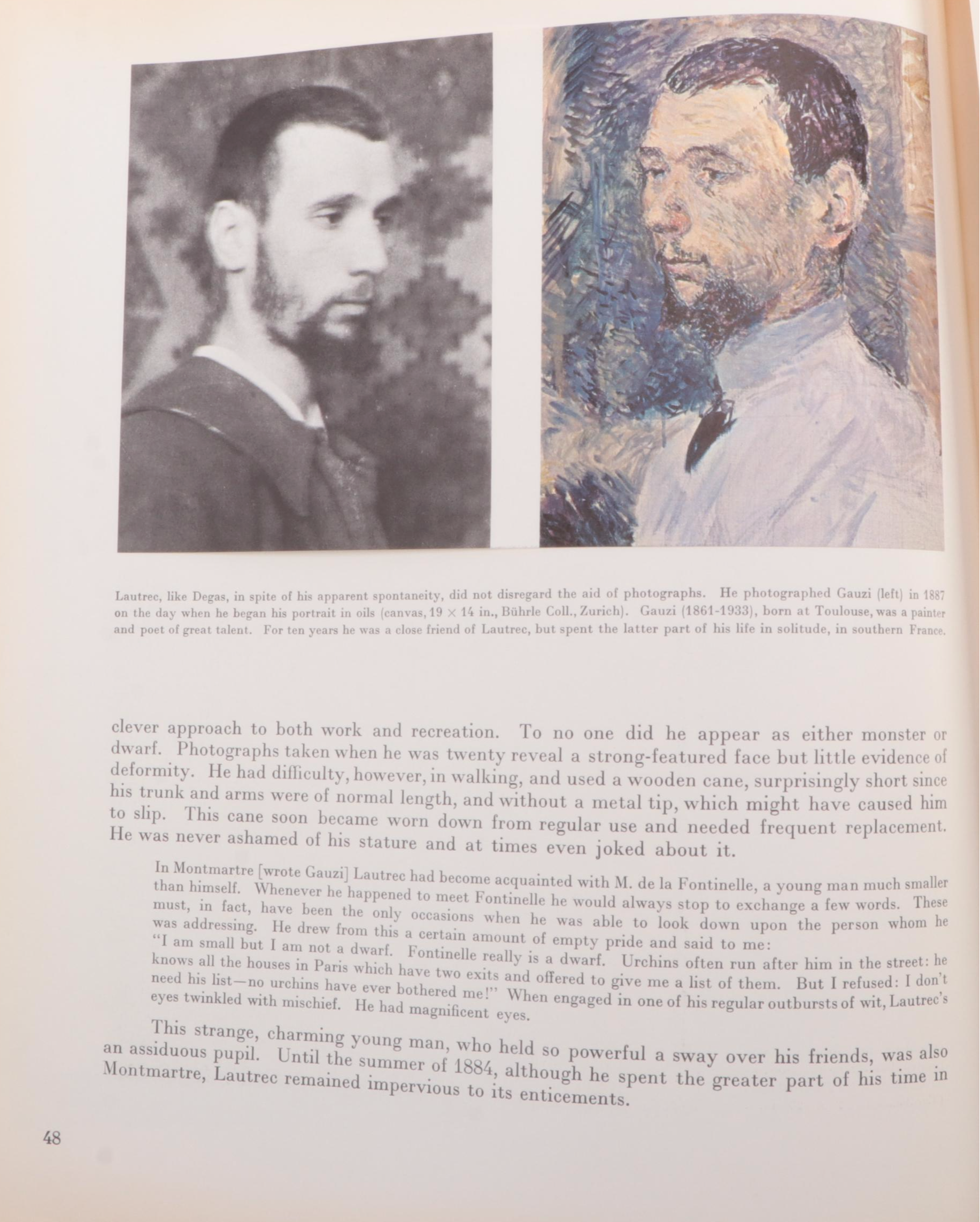 "Lautrec by Lautrec" by Philippe Huisman and Madeleine Grillaert Dortu, 1964