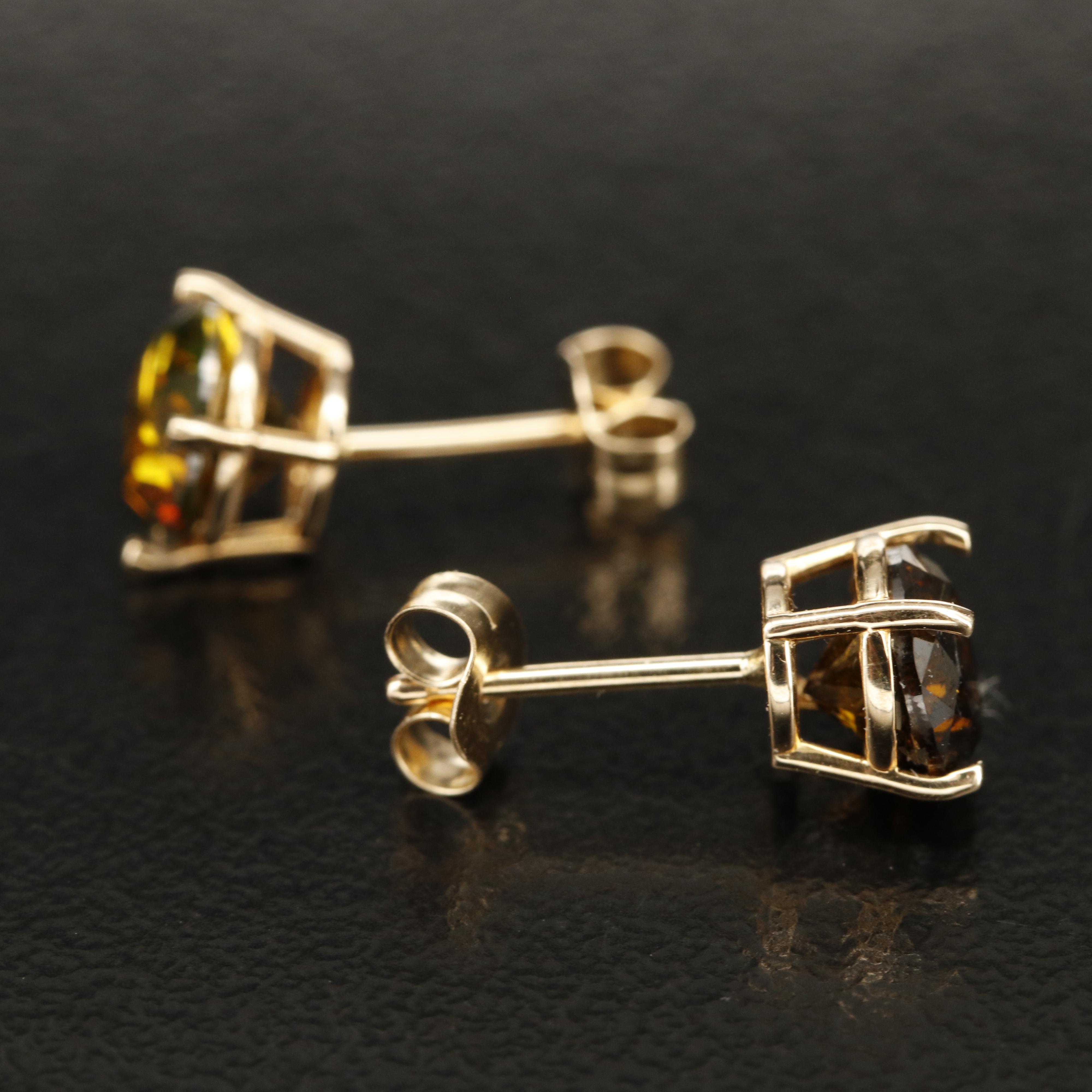 14K 2.13 CTW Diamond Stud Earrings