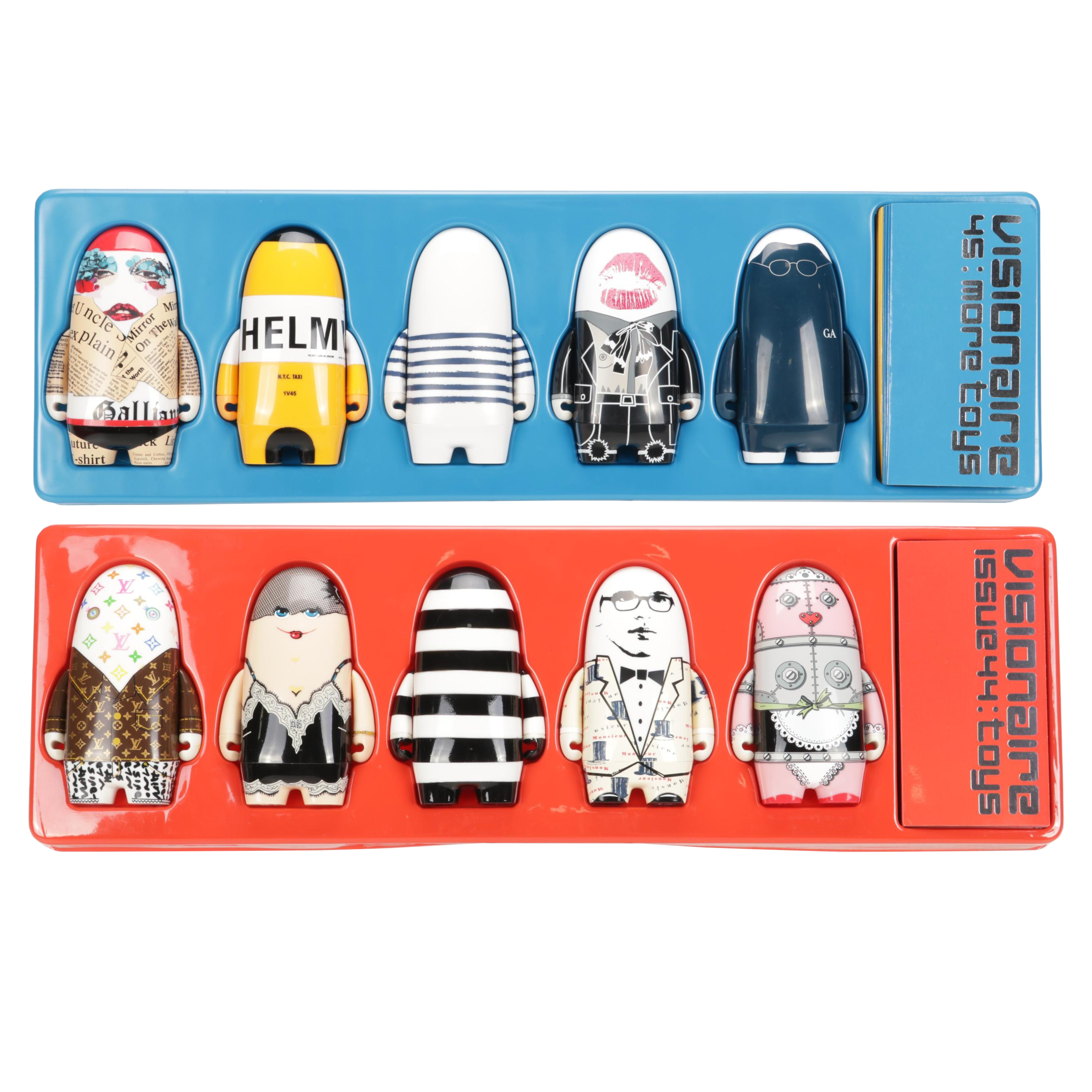 Visionaire and Kidrobot 44 TOYS and 45 MORE TOYS by Noted Fashion Designers