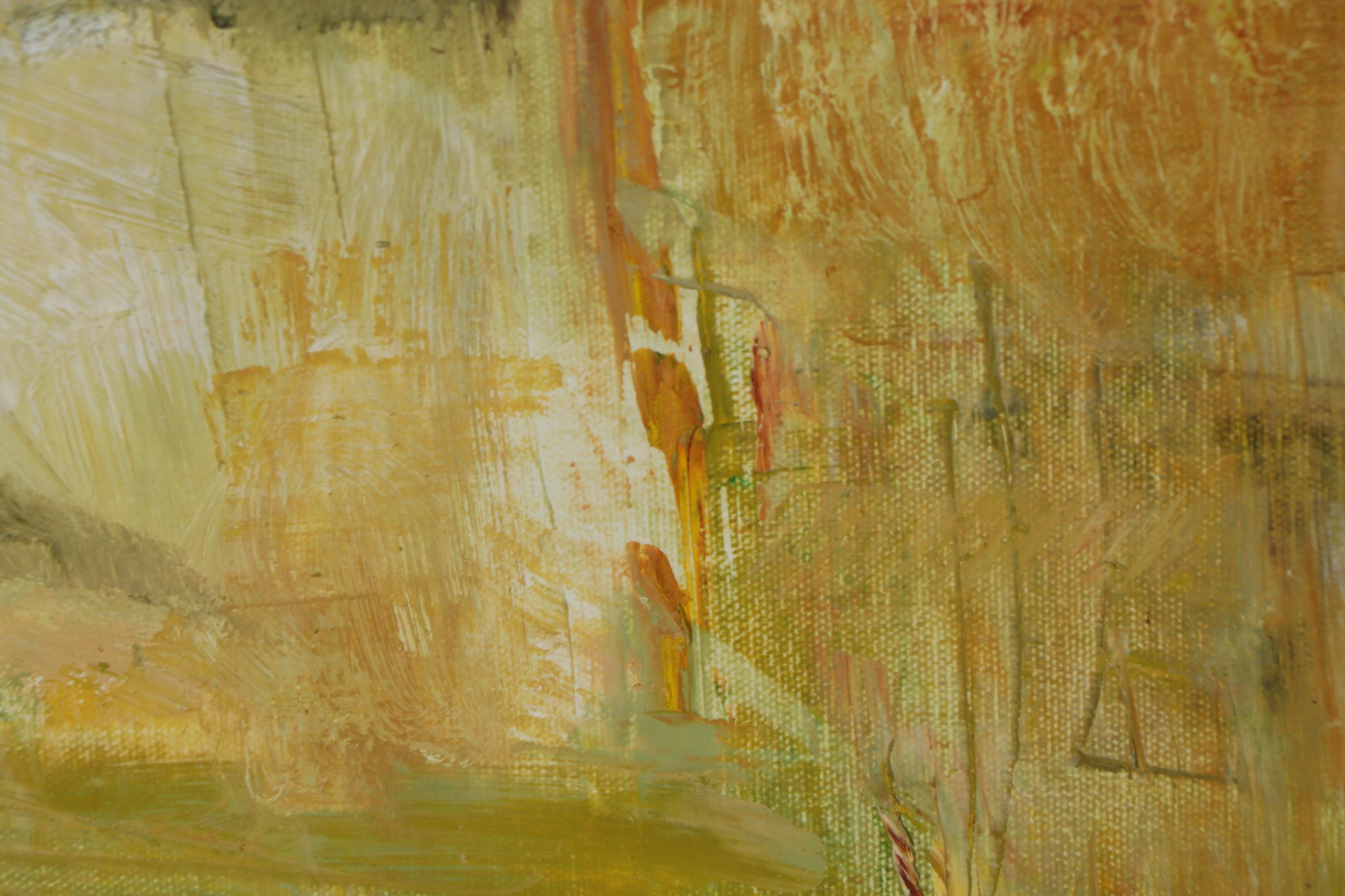 Kevin Poole Abstract Oil Painting, 21st Century