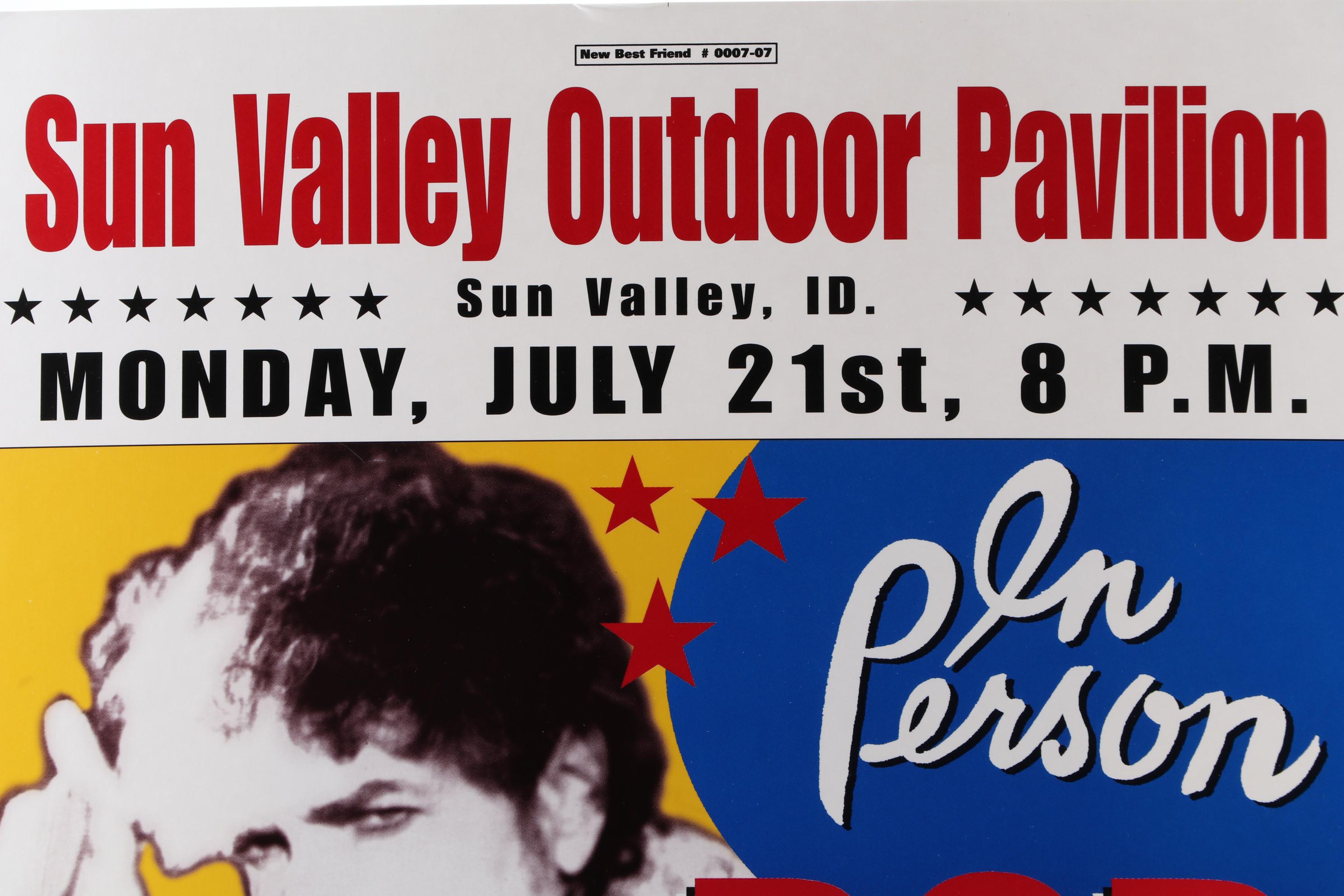 Bob Dylan Graphic Print Concert Poster After Geoff Gans, 21st Century