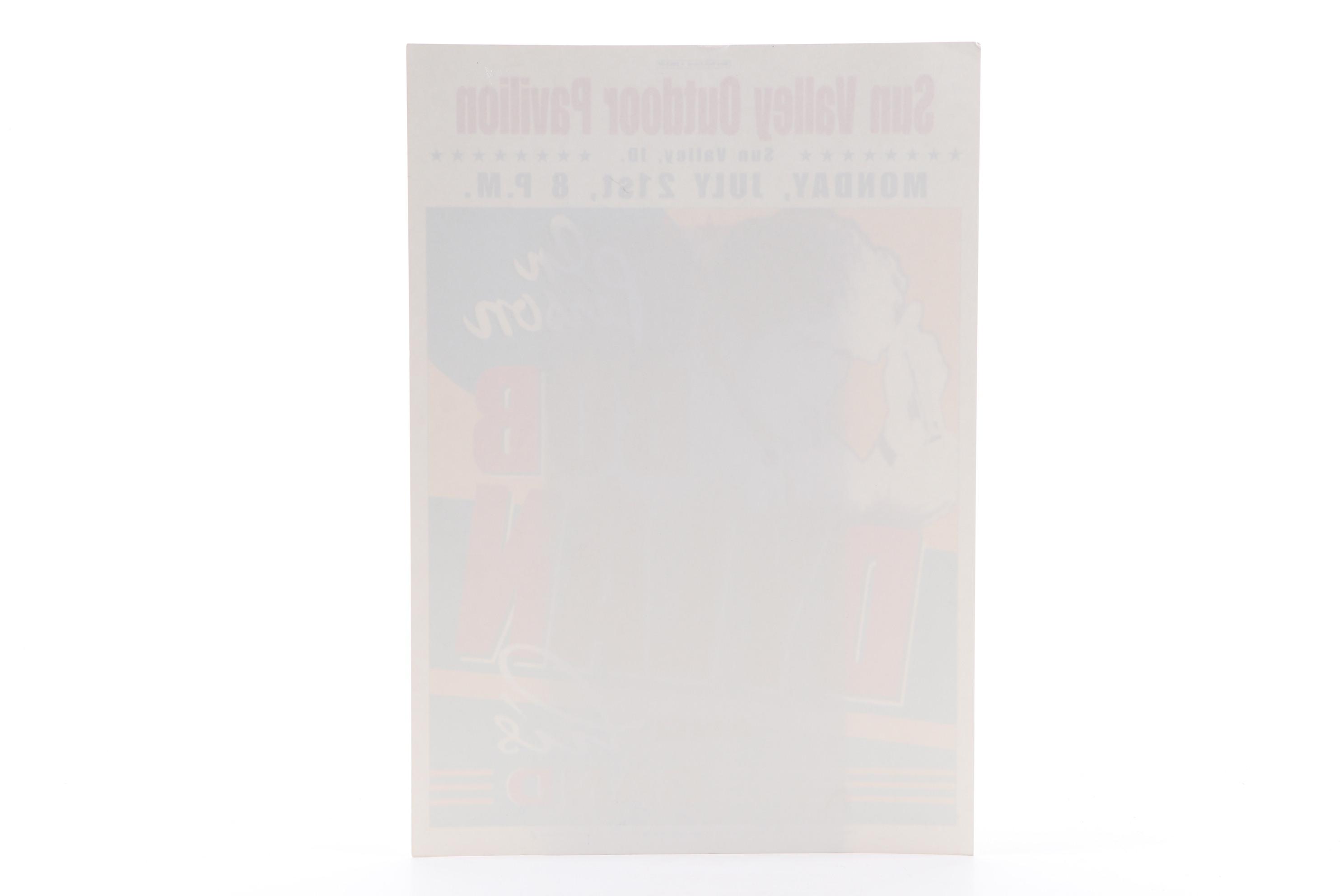 Bob Dylan Graphic Print Concert Poster After Geoff Gans, 21st Century