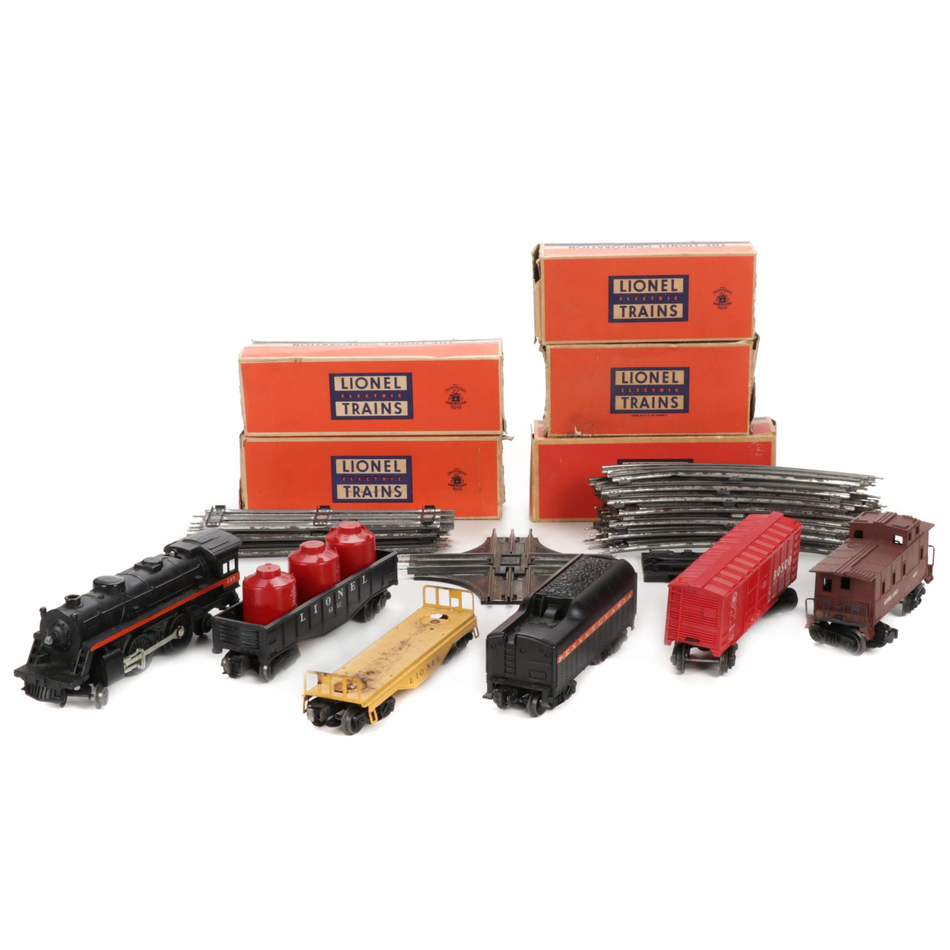 Lionel O Gauge Train Set Model X-686 with 249 Steam, Mid-20th Century