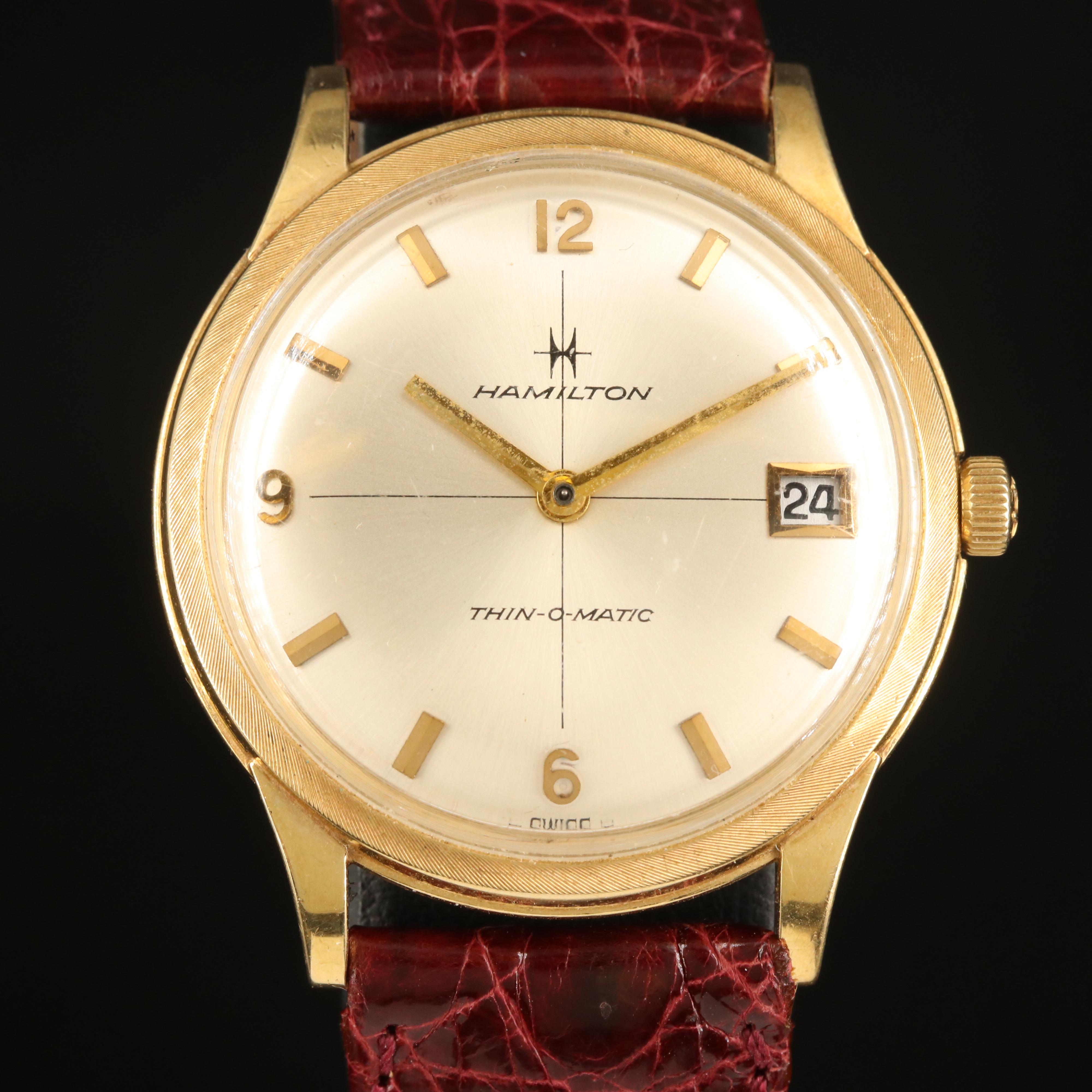 14K Hamilton Thin-O-Matic Watch