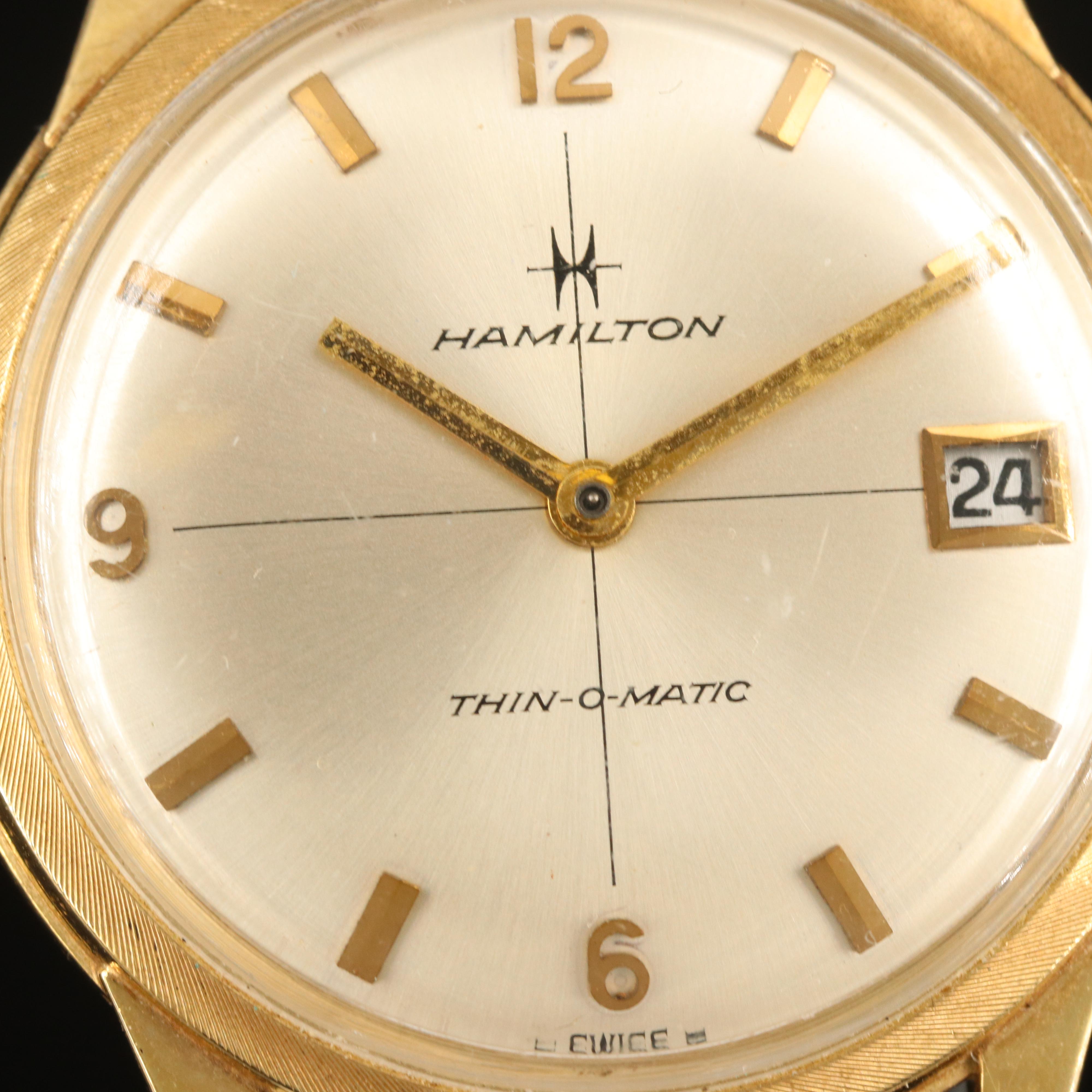 14K Hamilton Thin-O-Matic Watch