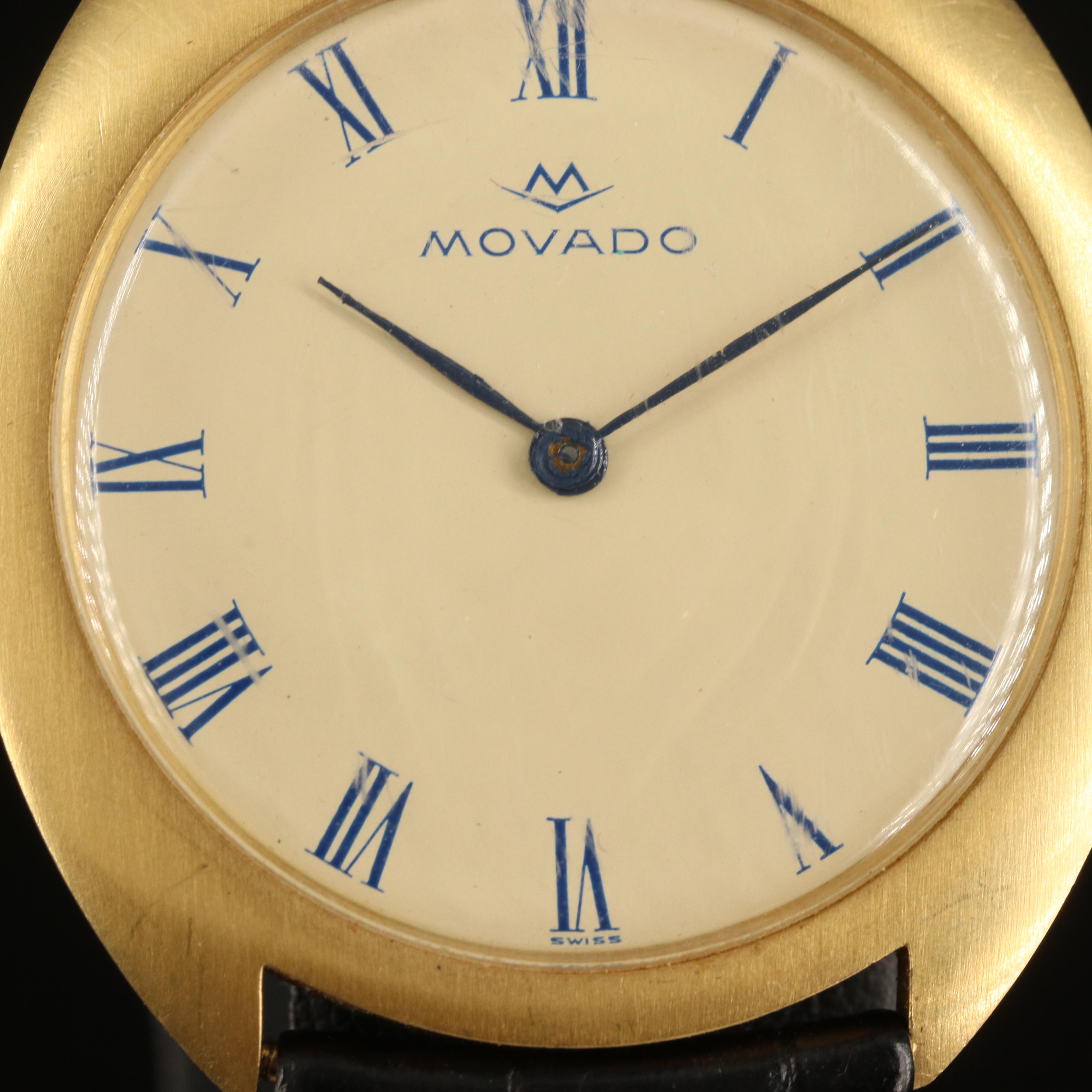 18K Vintage Movado Stem Wind Watch