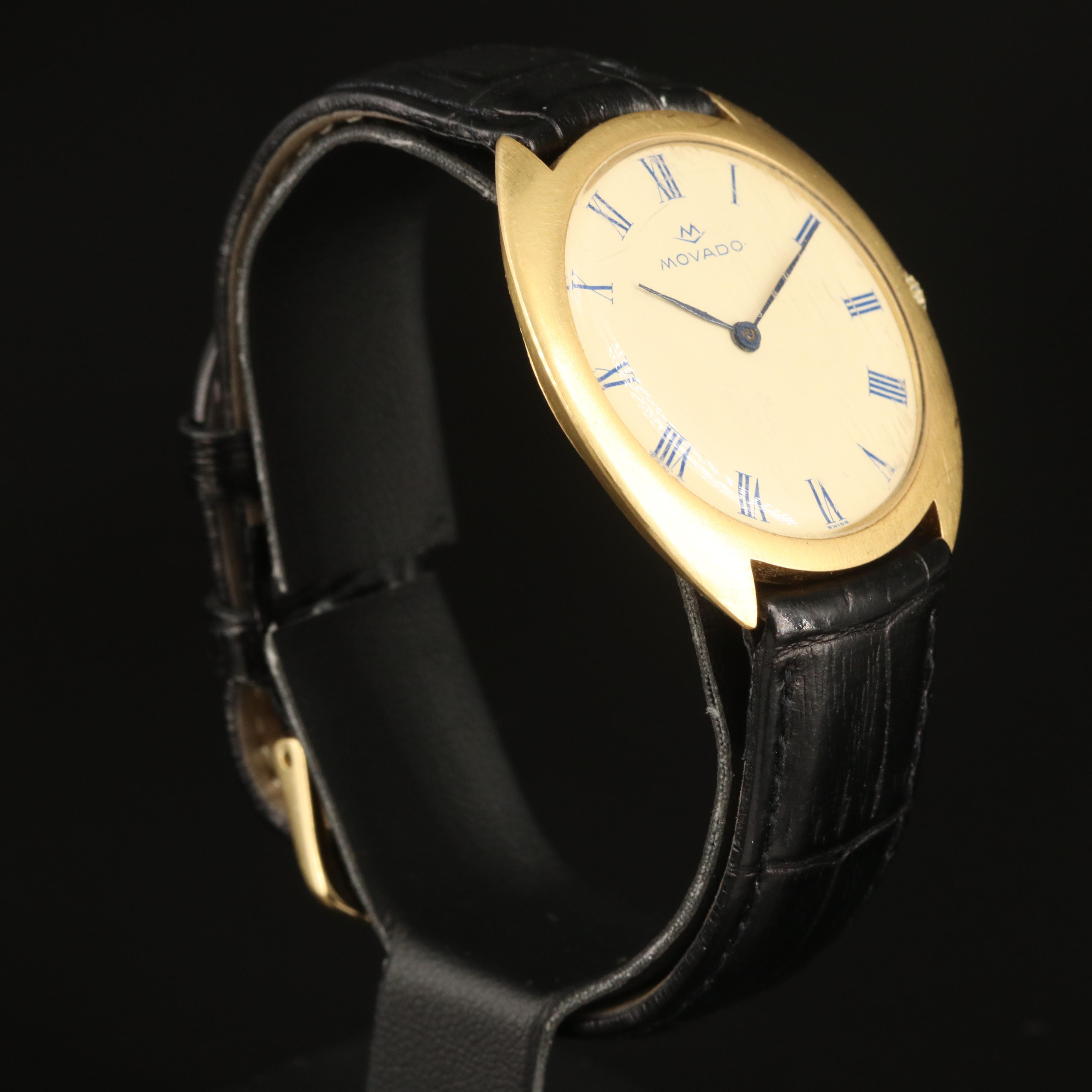 18K Vintage Movado Stem Wind Watch