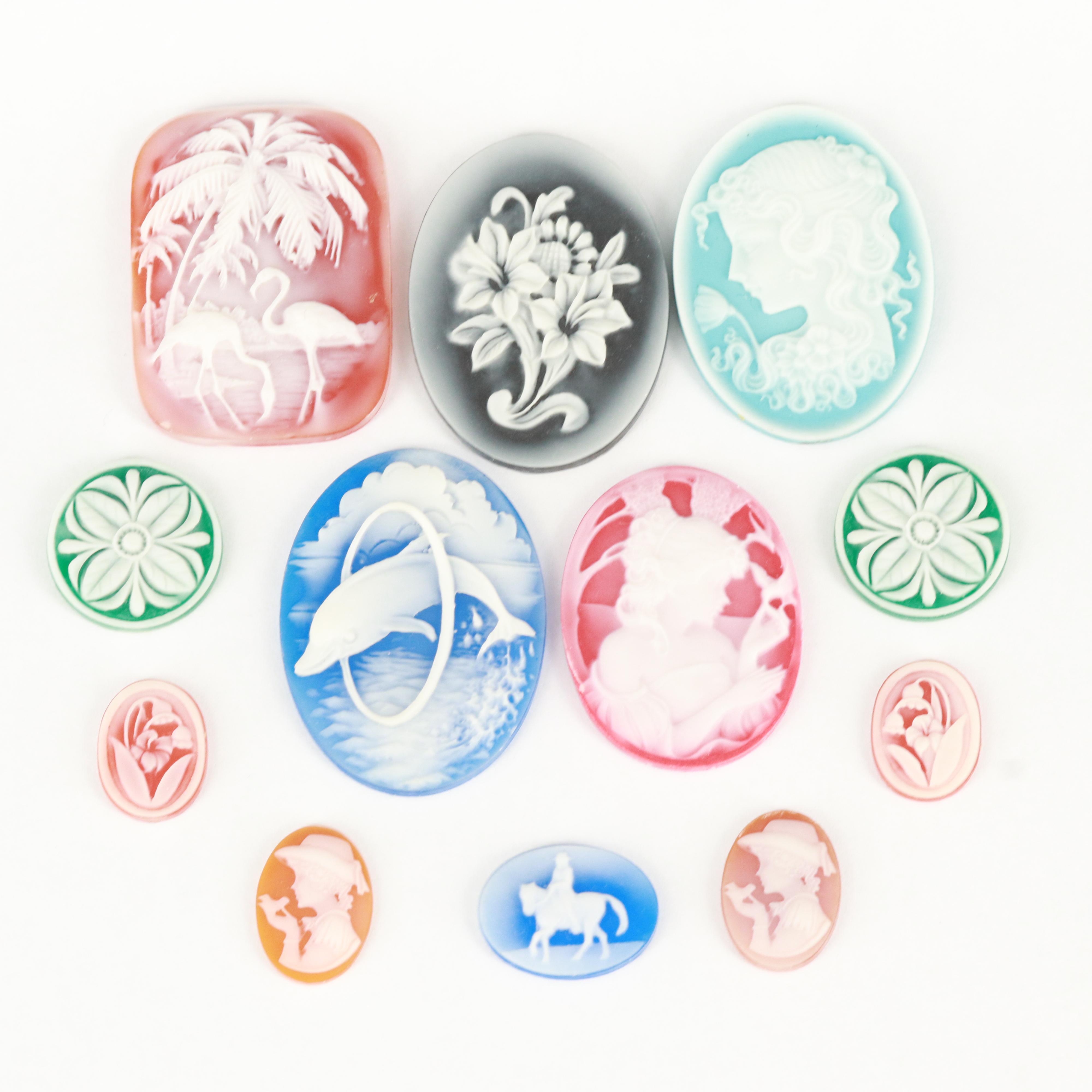Loose Plastic Cameo Assortment