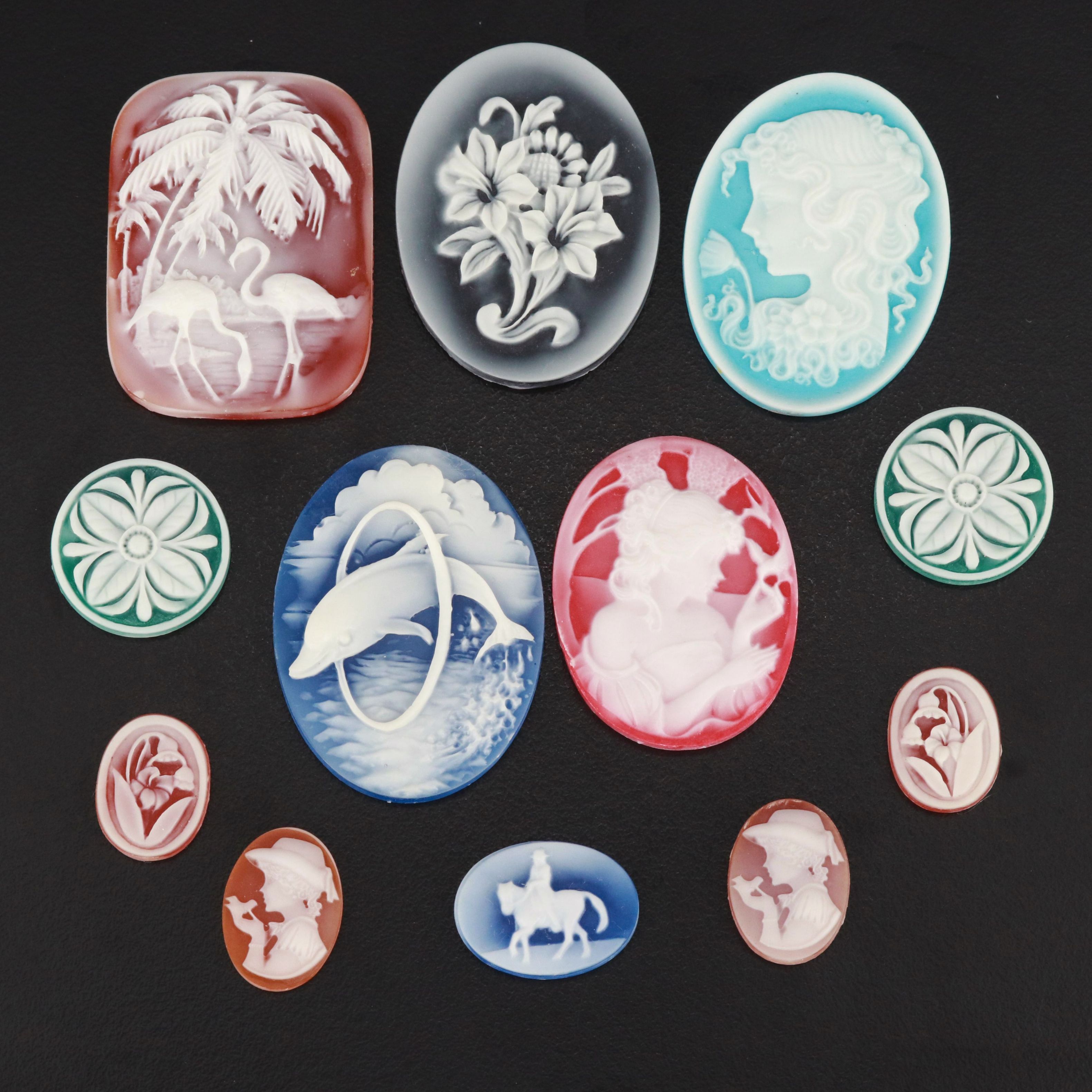 Loose Plastic Cameo Assortment