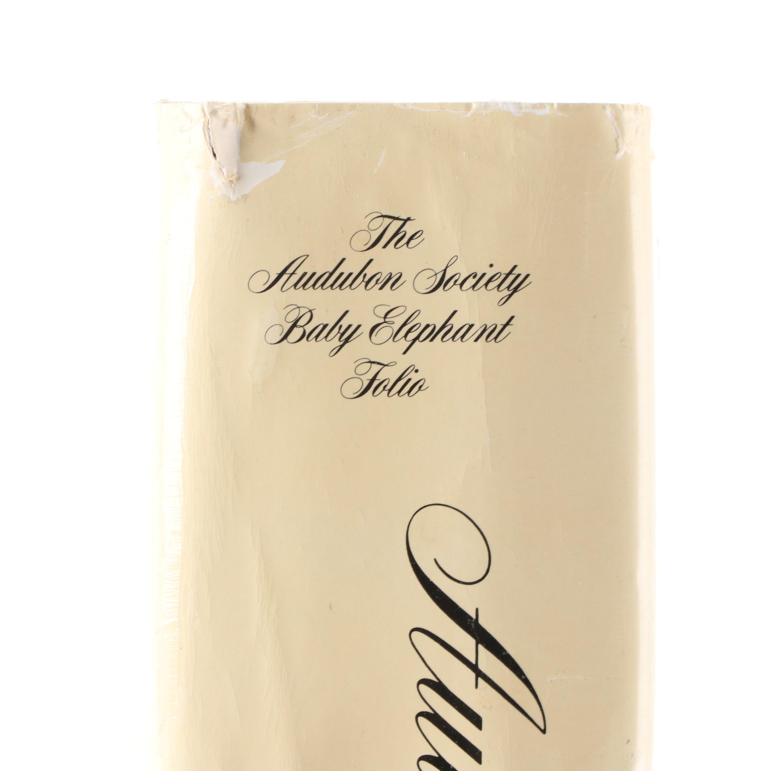 Second Edition "Audubon's Birds of America" Baby Elephant Folio by the Petersons