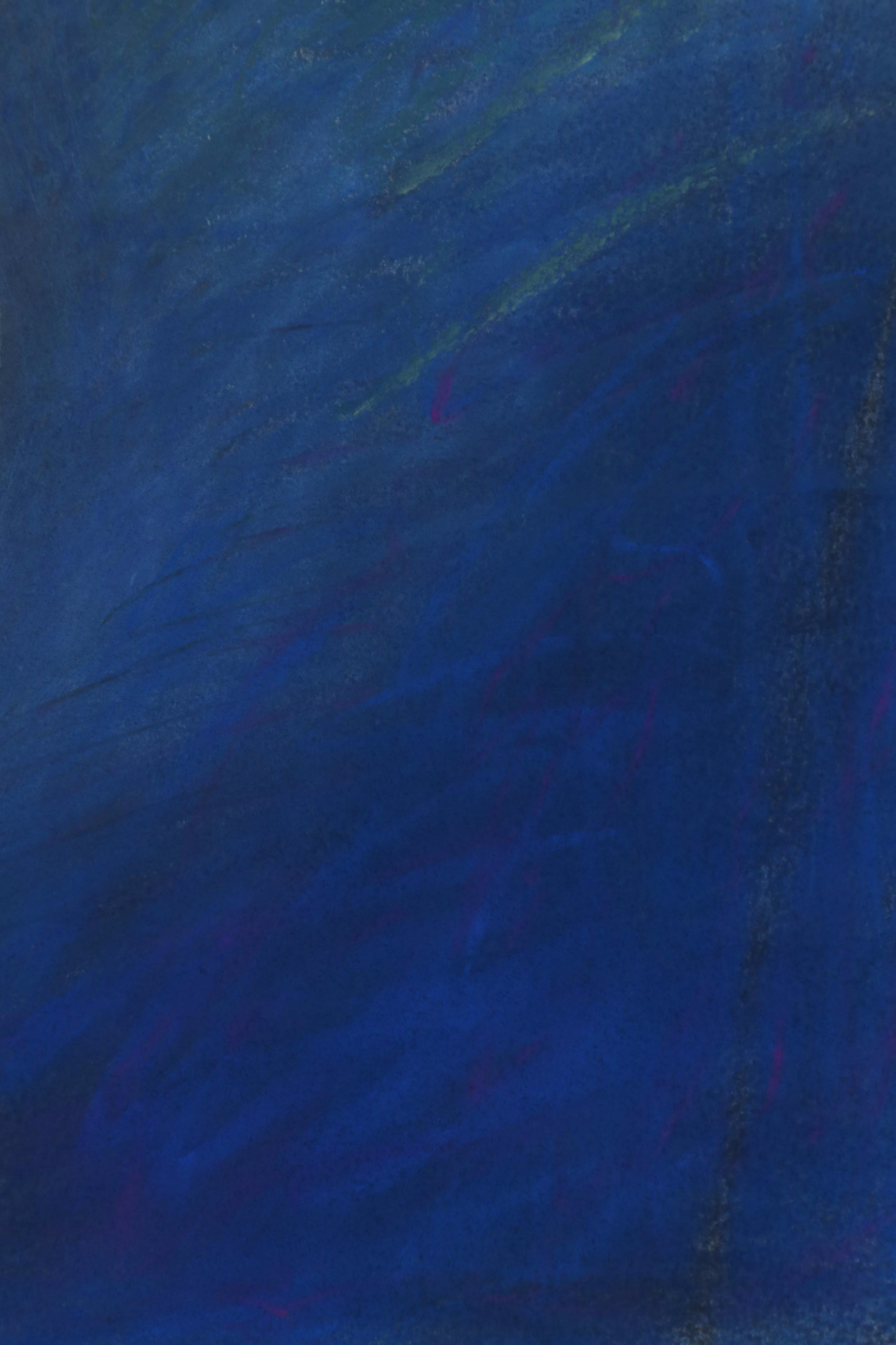 Pastel Drawing of Standing Nude Figure, Late 20th Century