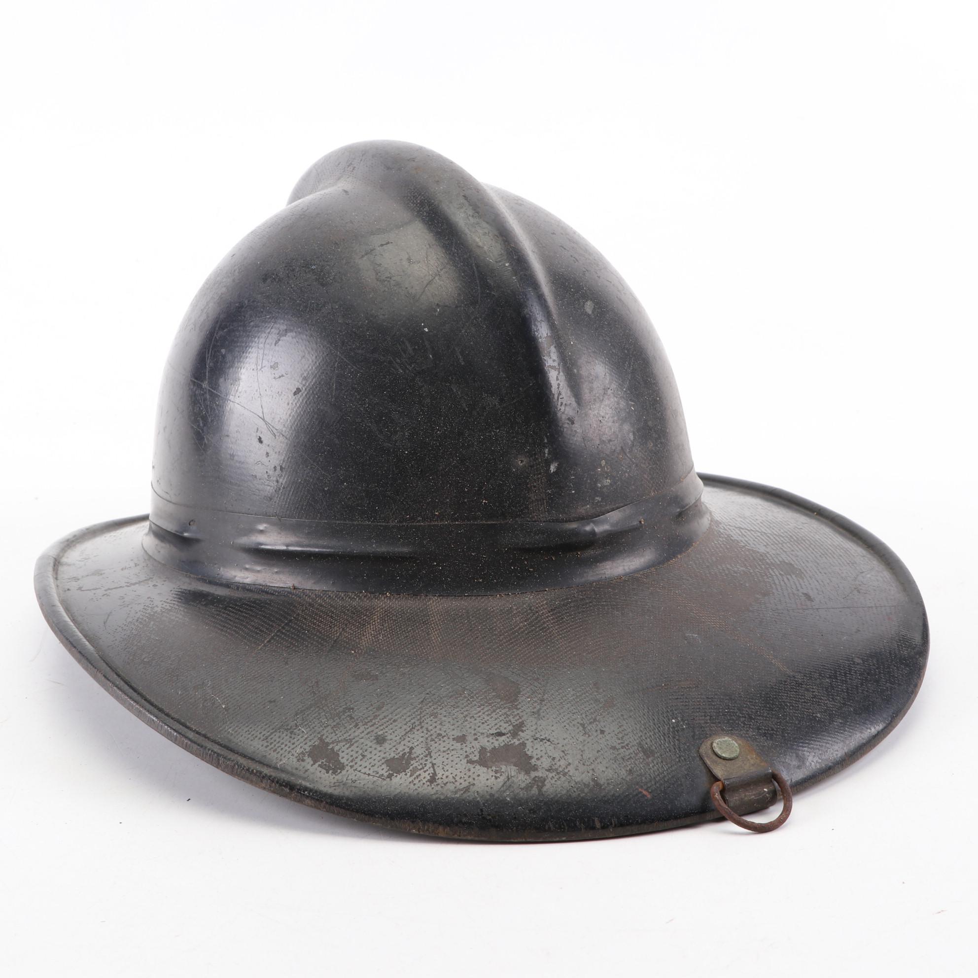 Cairns & Bros. Engine 3 Driver" and "3 PFD" Firefighting Helmets, Mid-20th C.