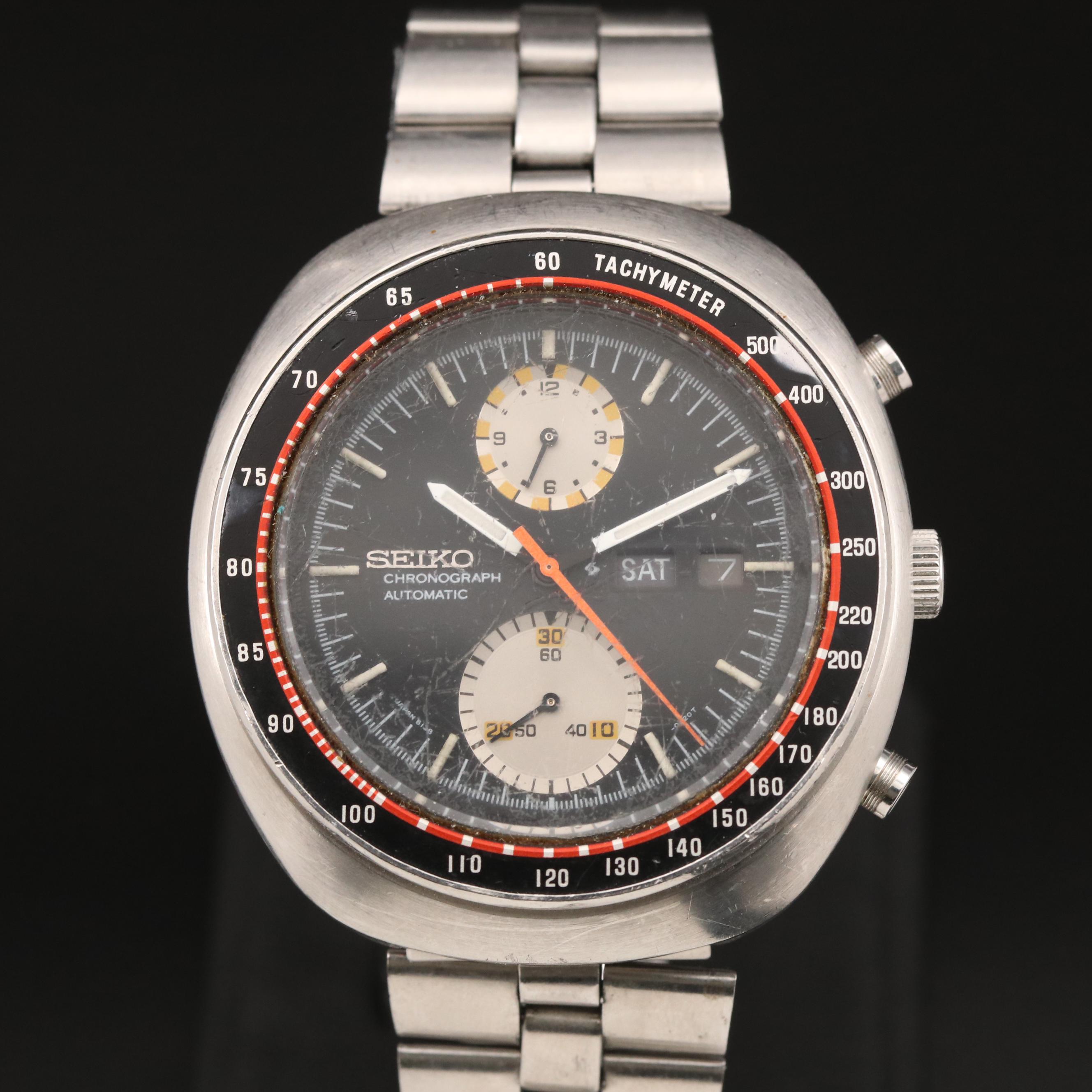 Vintage Seiko Chronograph Automatic Day/Date Watch