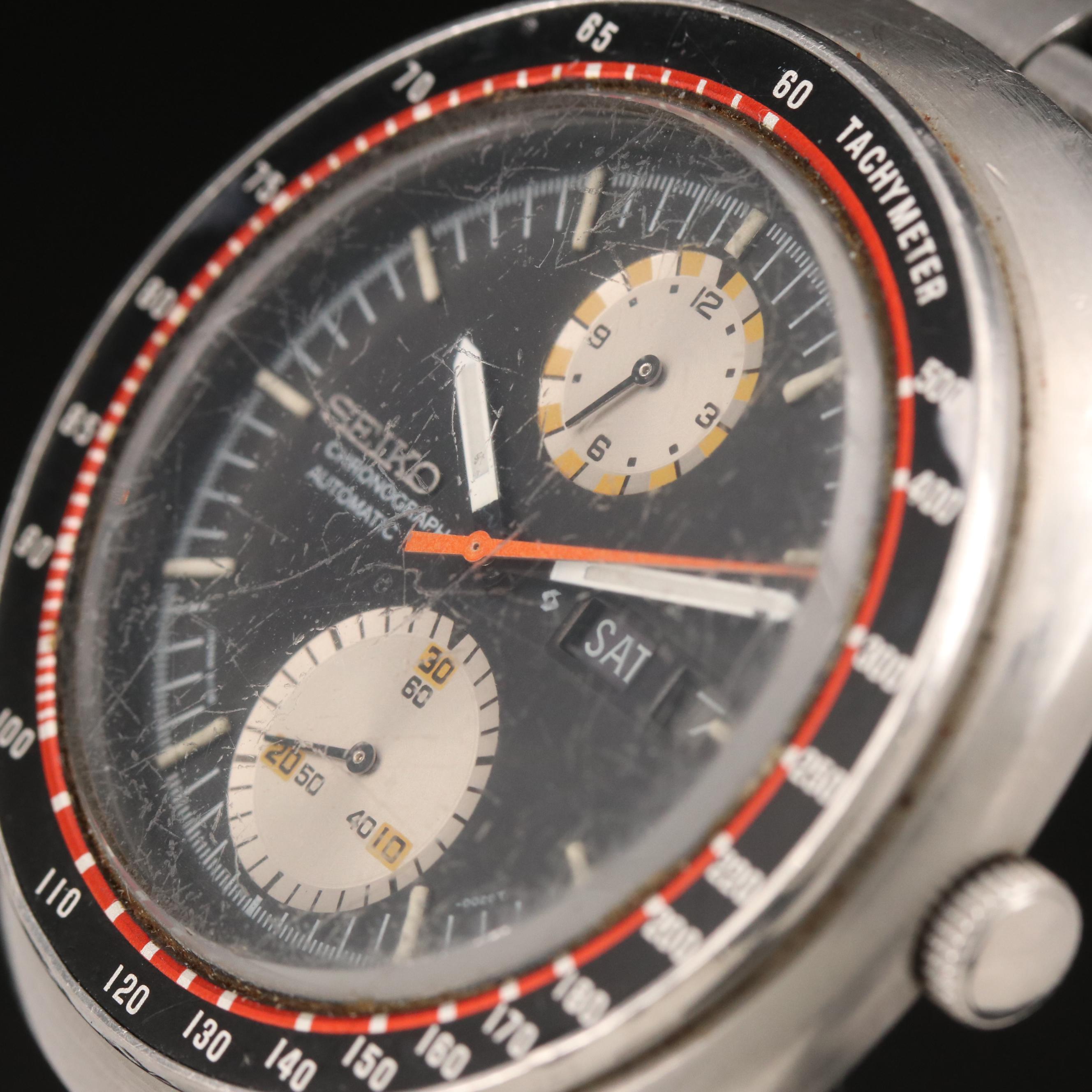 Vintage Seiko Chronograph Automatic Day/Date Watch