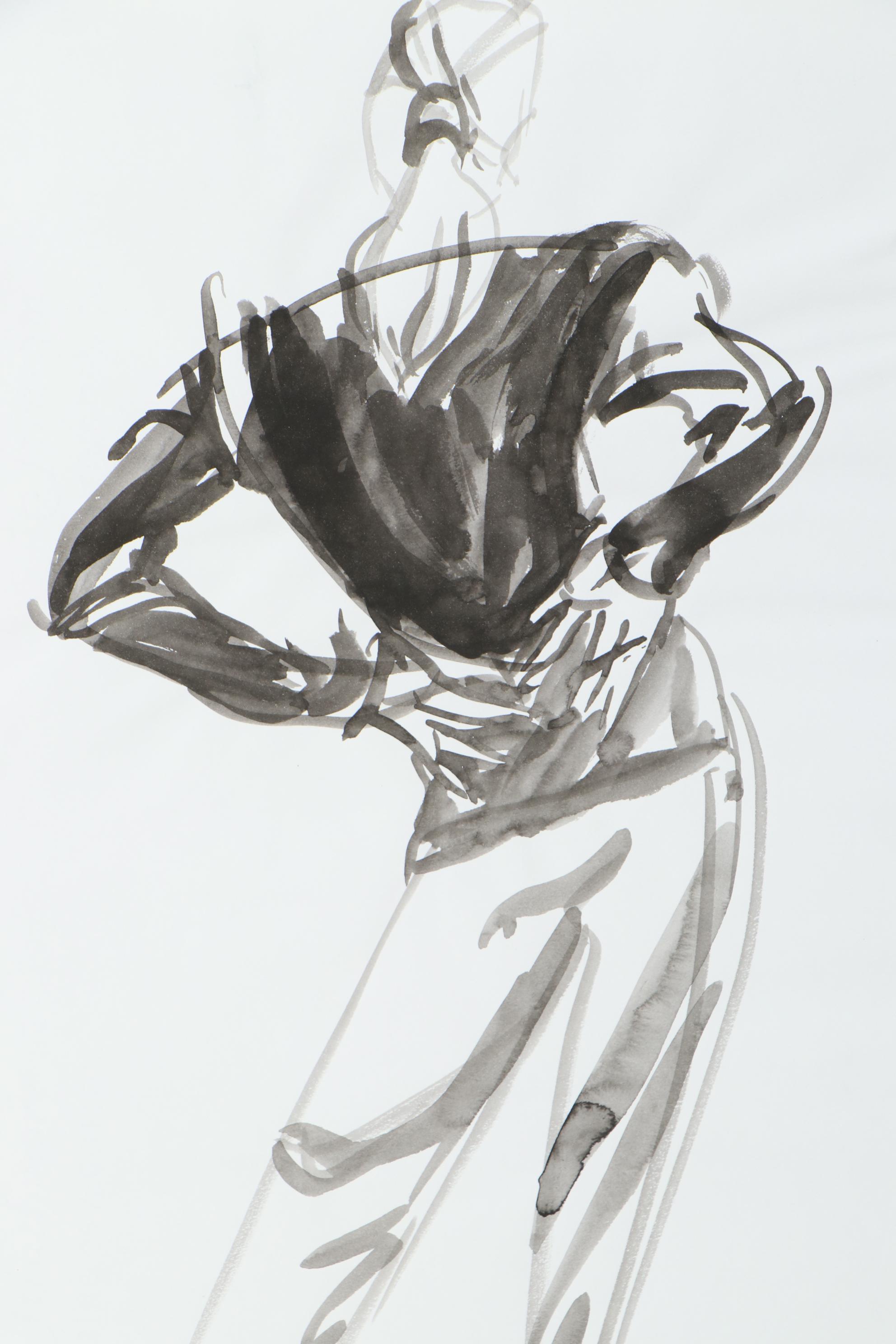 Margaret Voelker-Ferrier Fashion Ink Drawing Illustrations