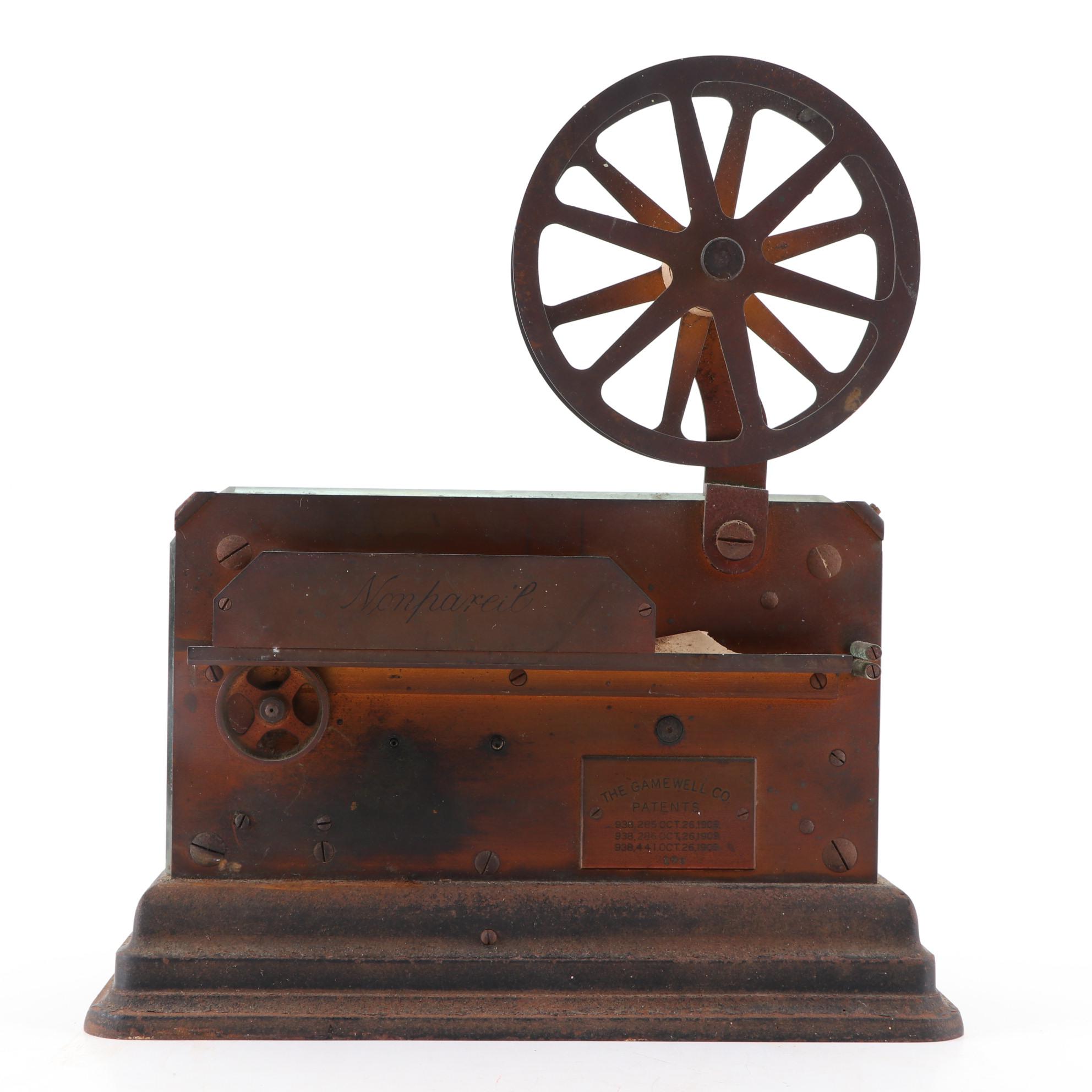 Gamewell Co. Cast Iron Telegraphic Fire Alarm Machine, Patent Date 1909