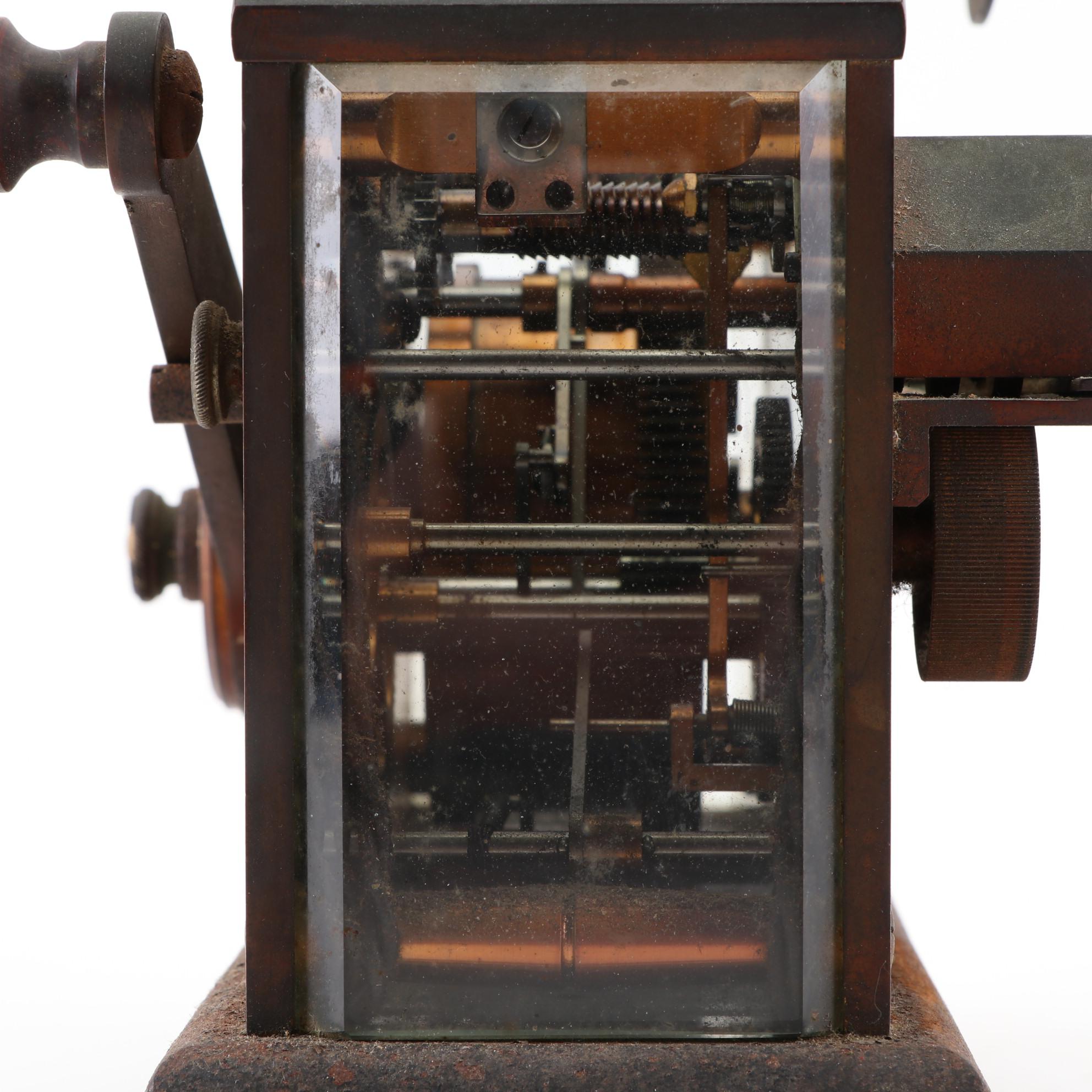 Gamewell Co. Cast Iron Telegraphic Fire Alarm Machine, Patent Date 1909