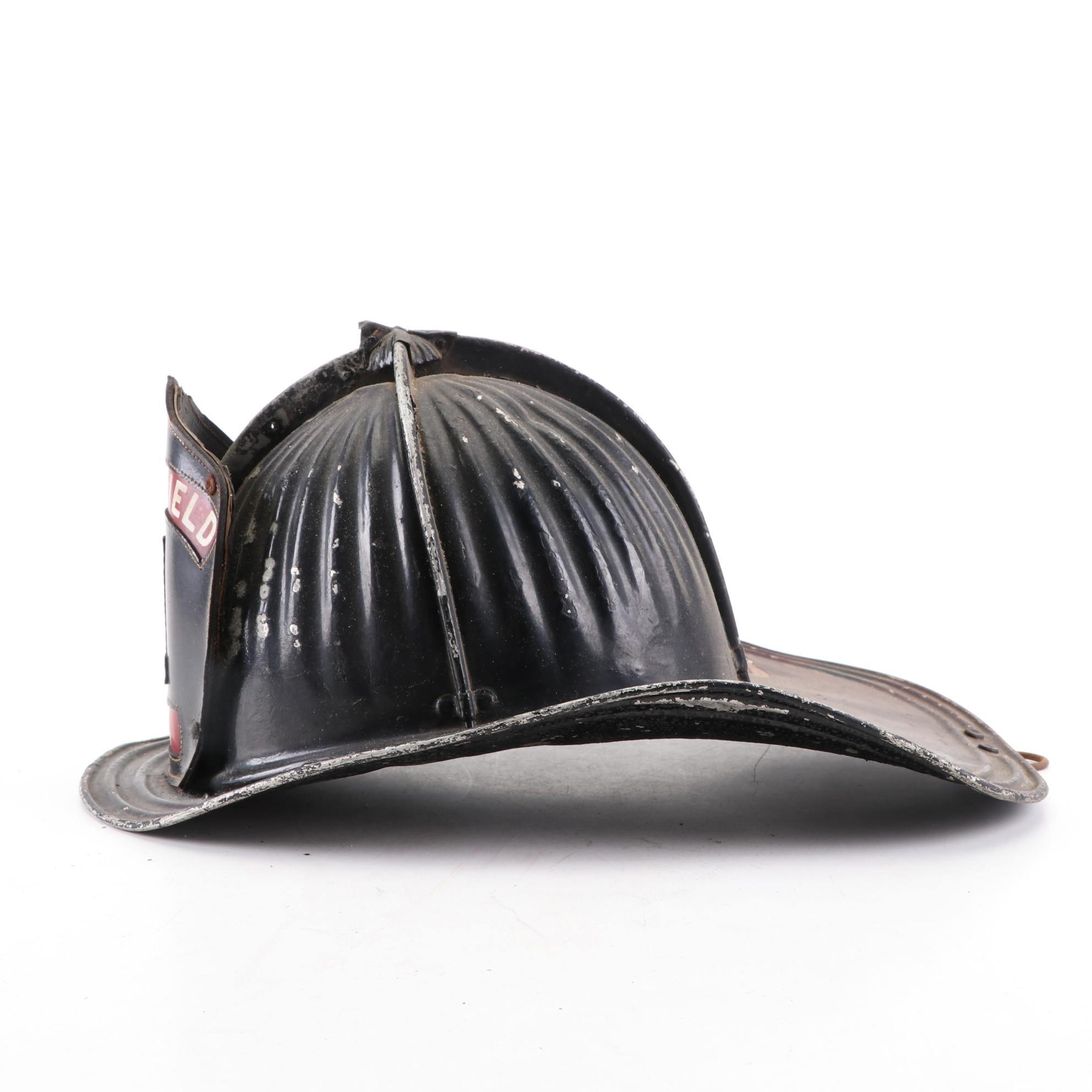 Cairns & Bro. New York "Northfield 1 FD" Firefighting Helmet, Early-Mid 20th C.