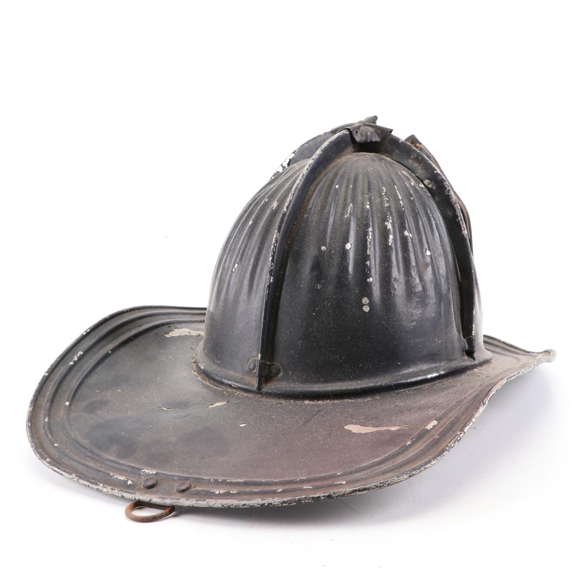 Cairns & Bro. New York "Northfield 1 FD" Firefighting Helmet, Early-Mid 20th C.