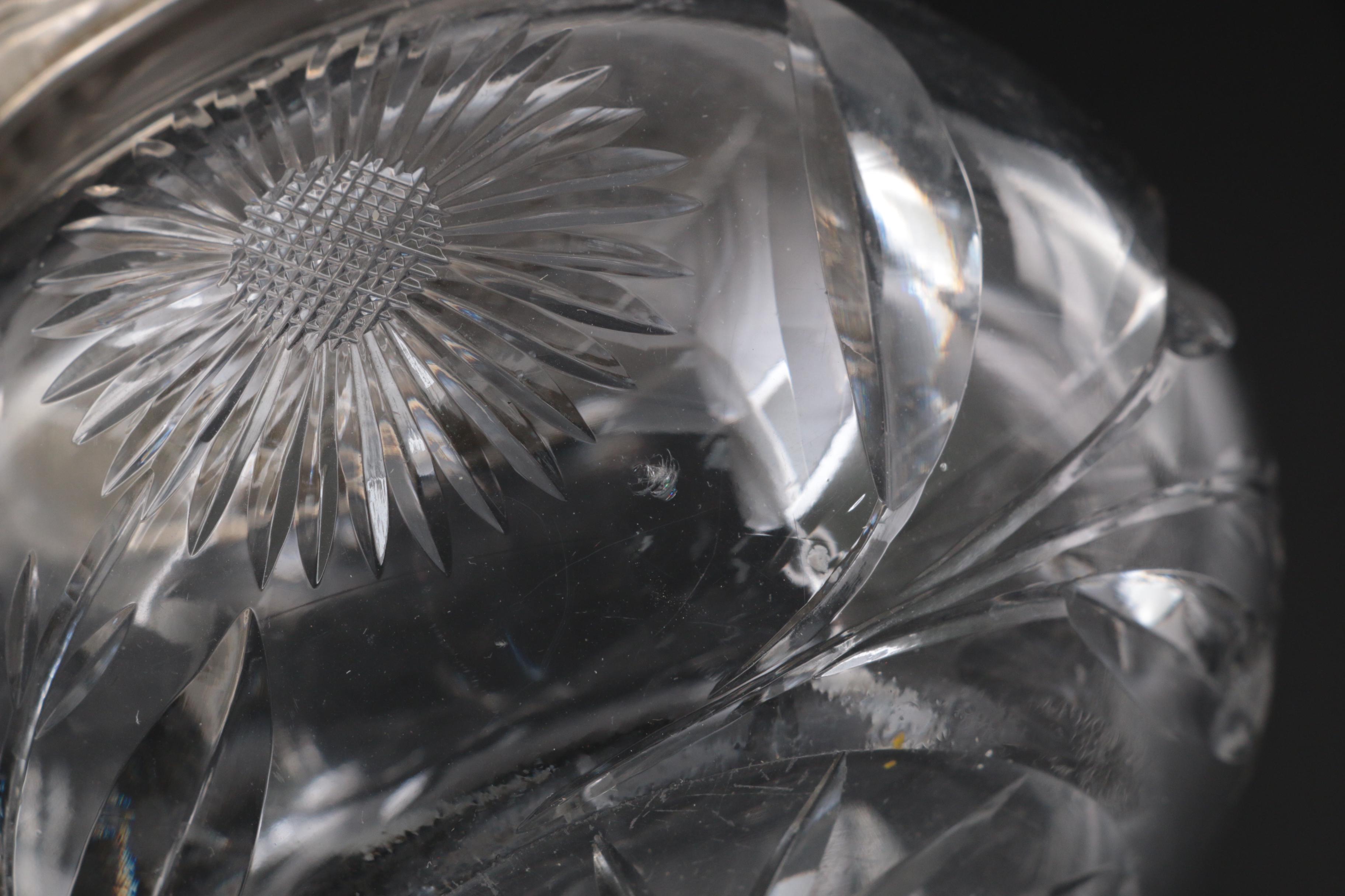 Mermod Jaccard & Co Silver Plate with Other Glass Silver Plate Lidded Jars