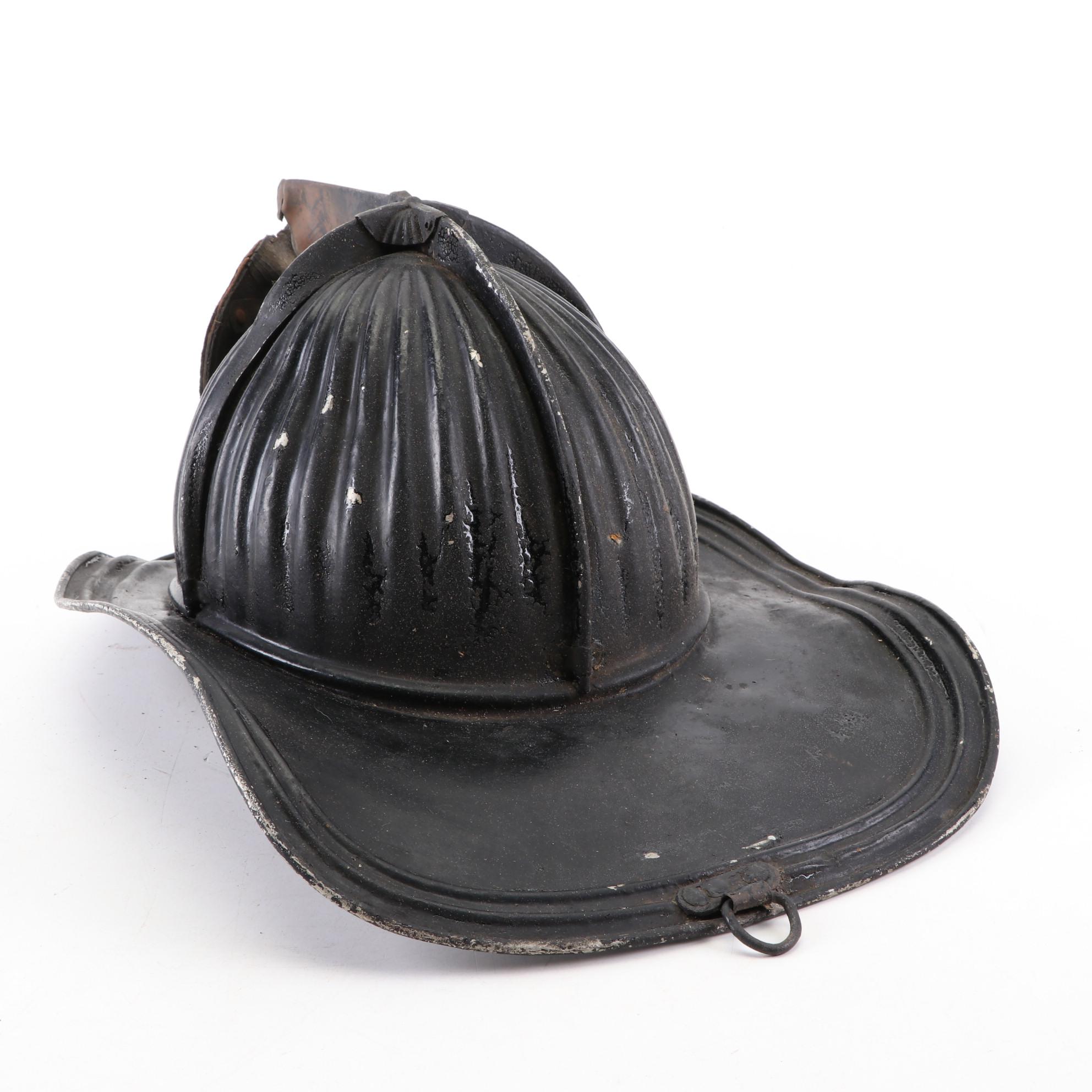 Cairns & Bros. "6 PFD" and "Somers Point 1 FD" Firefighting Helmets