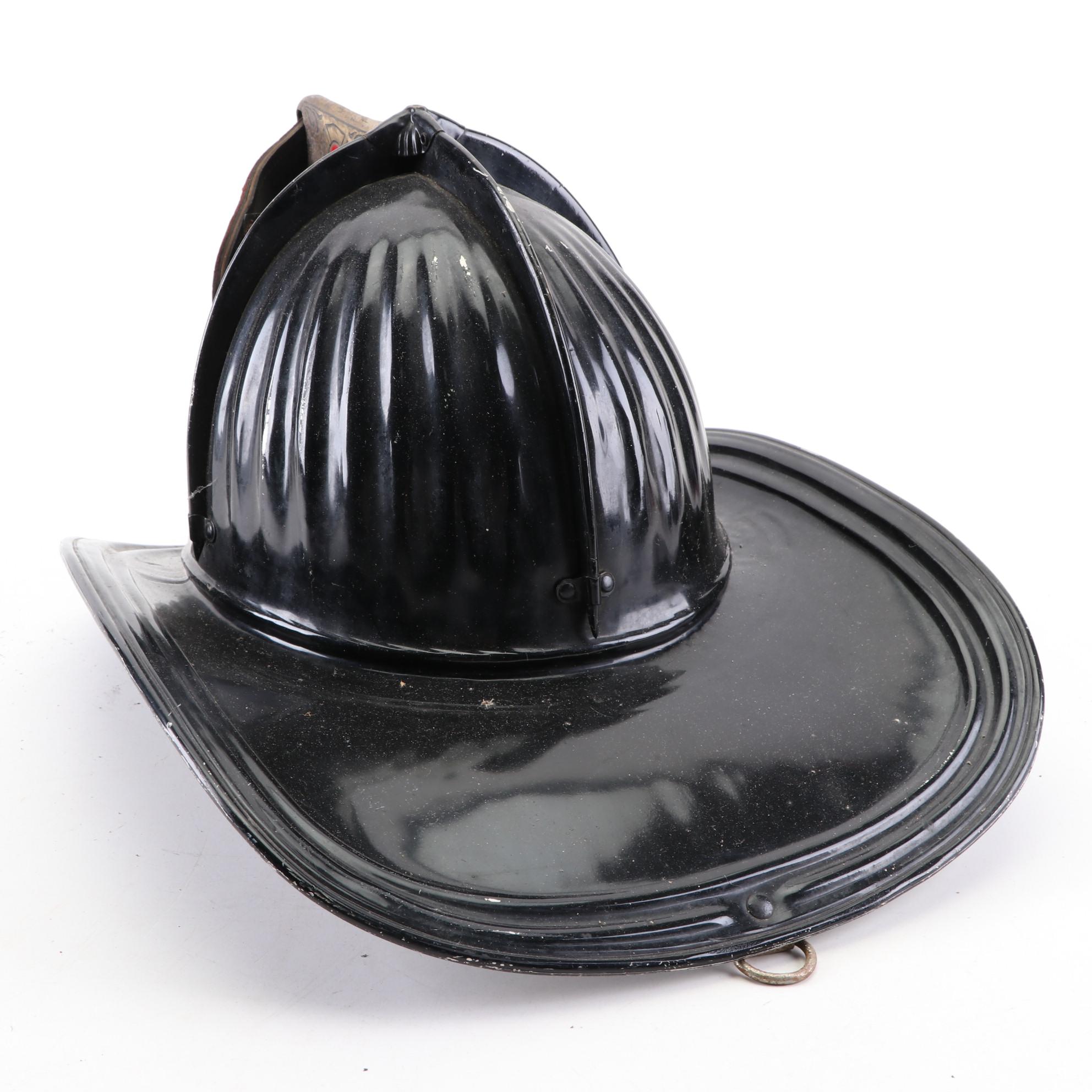 Cairns & Bros. "6 PFD" and "Somers Point 1 FD" Firefighting Helmets