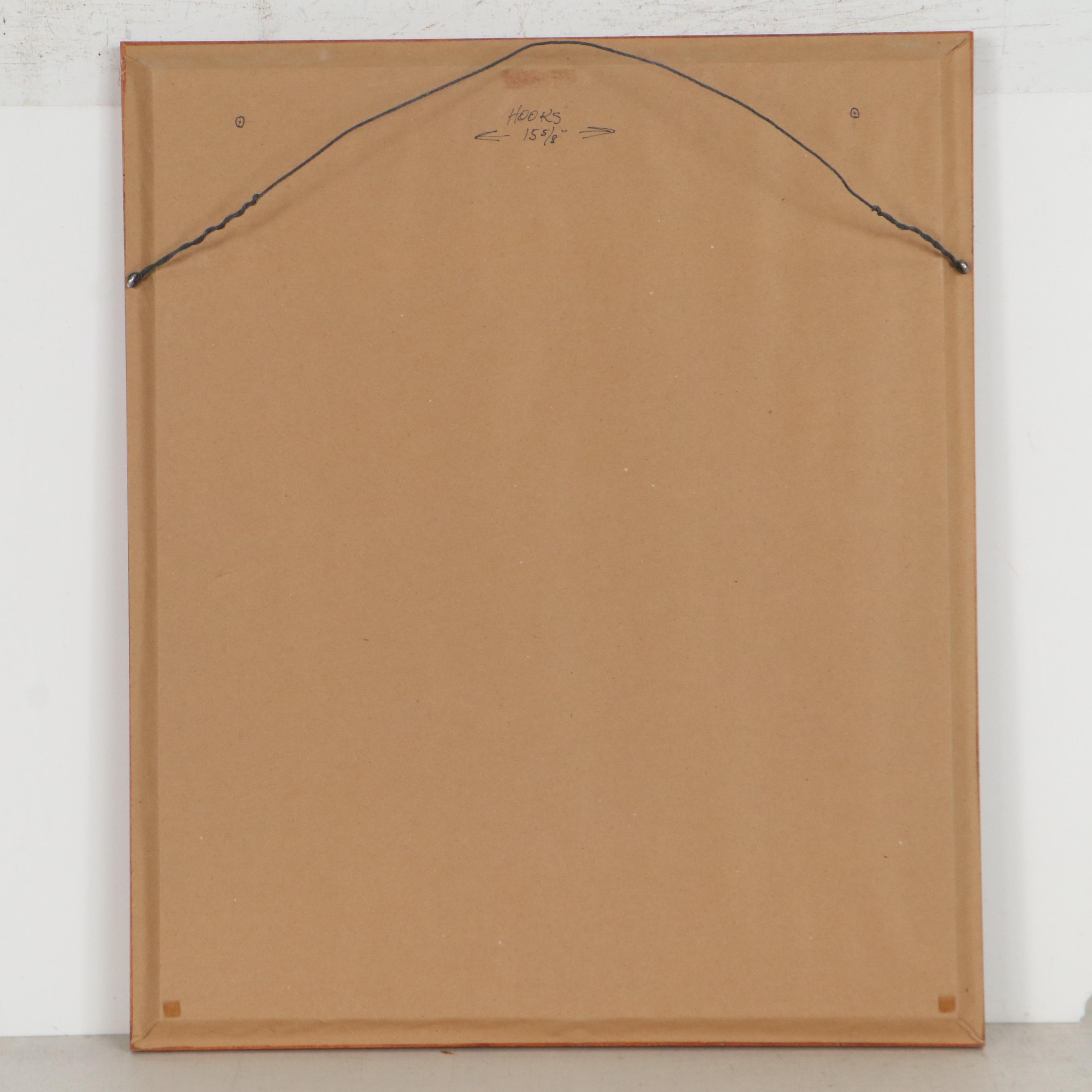 Jack Meanwell Oil Painting of Standing Nude, 1977