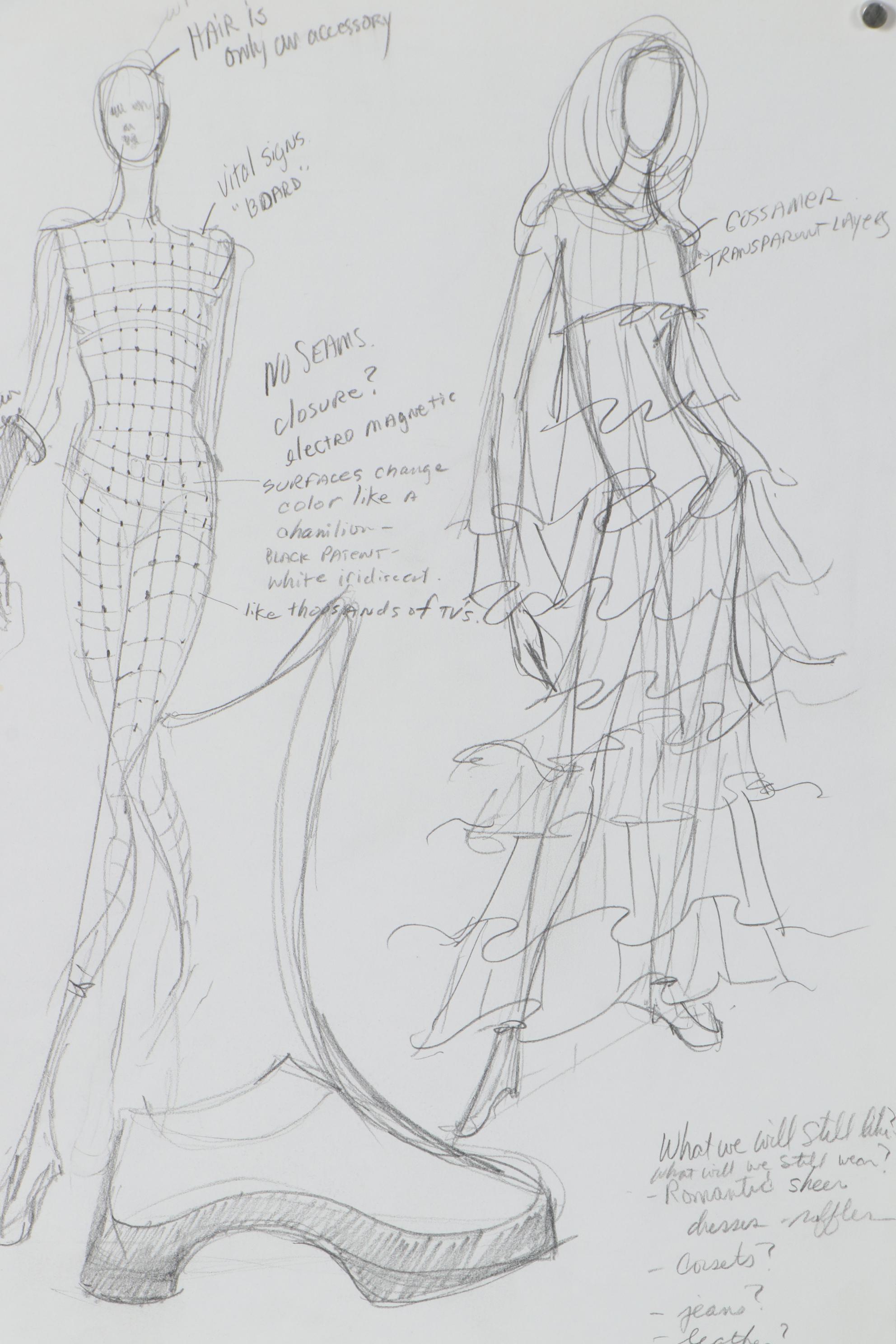 Margaret Voelker-Ferrier Fashion Illustrations