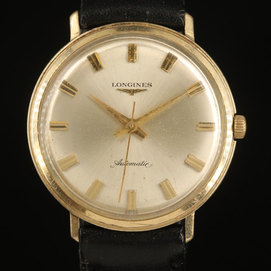 Vintage Longines Automatic 10K Gold Filled Wristwatch