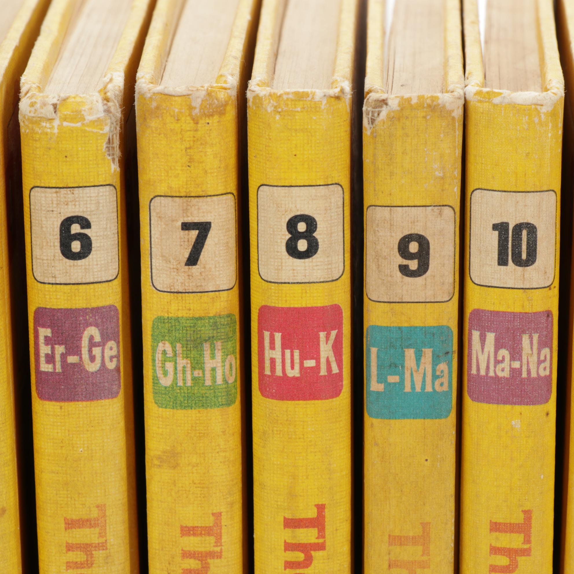 "The Golden Book Encyclopedia" Partial Set by Bertha Morris Parker, 1970