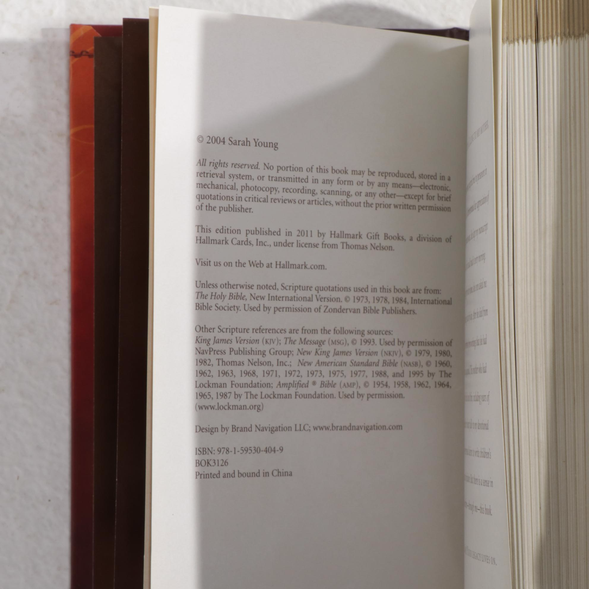 "Jesus Calling" by Sarah Young and More Religion and Theology Books