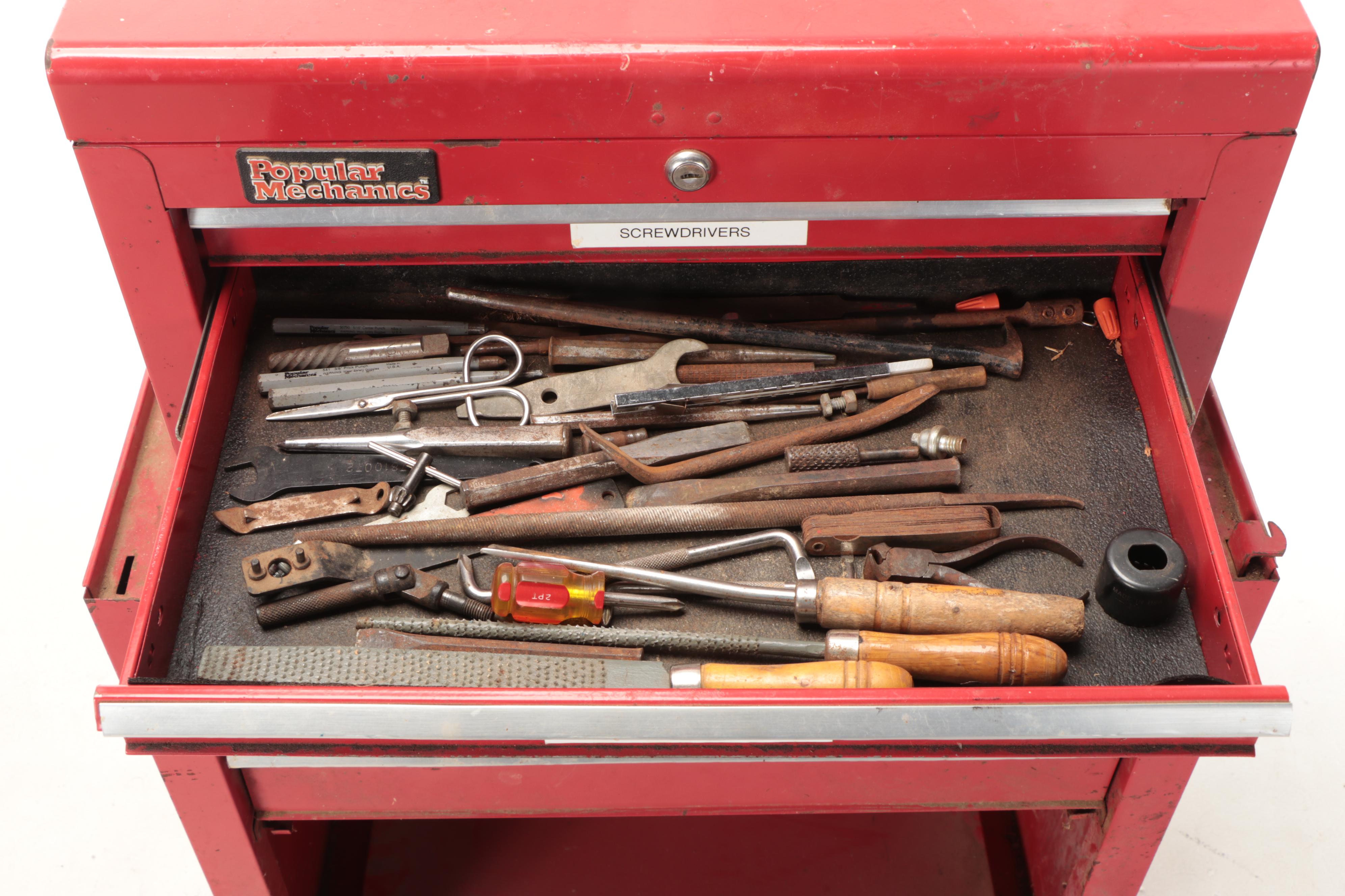 "Popular Mechanics" Tool Chest on Wheels