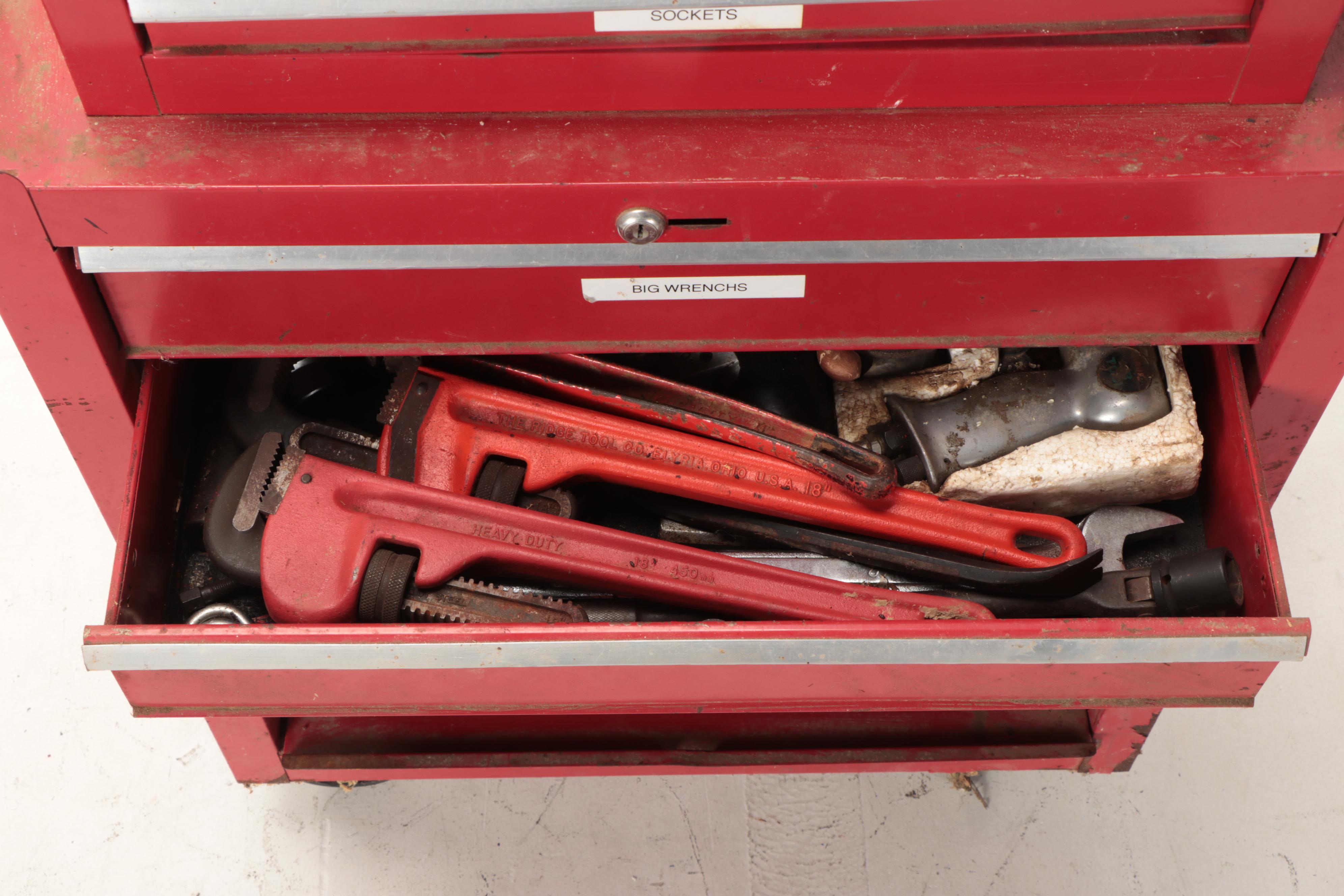 "Popular Mechanics" Tool Chest on Wheels