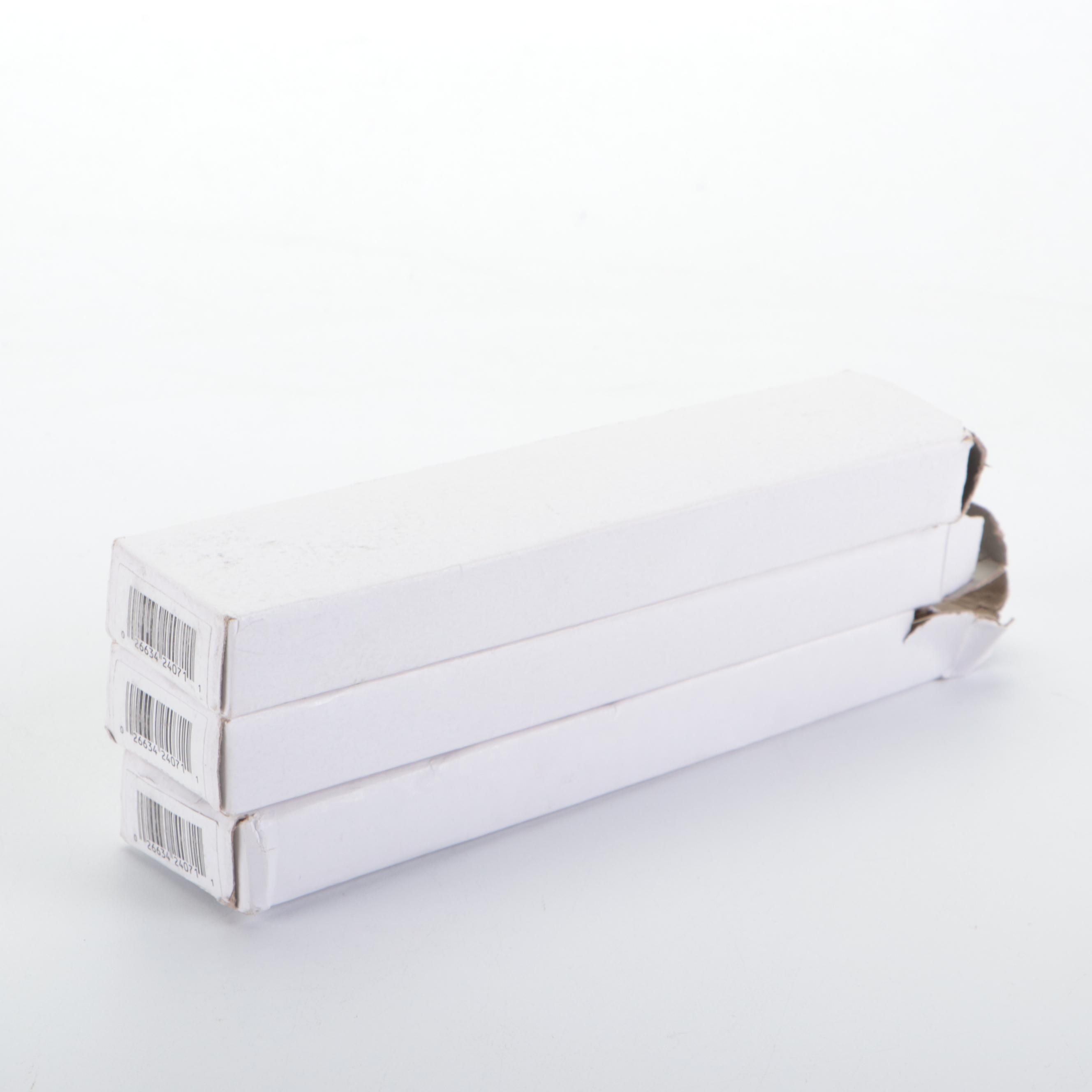 Clear Cabinet Pulls with Golden Champagne Finish Trim