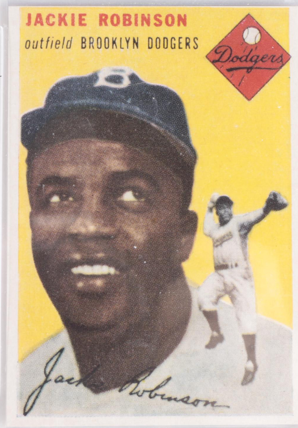 1954 Jackie Robinson Topps #10 Sports Illustrated SMA Graded GEM MINT 10 Card